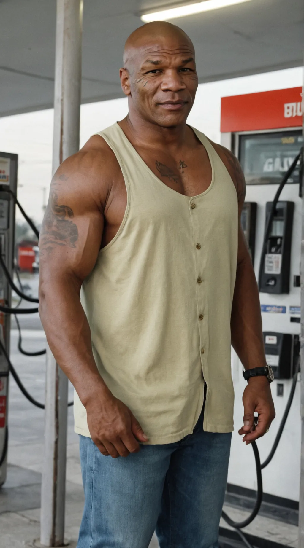 ai character: Mike Tyson  background