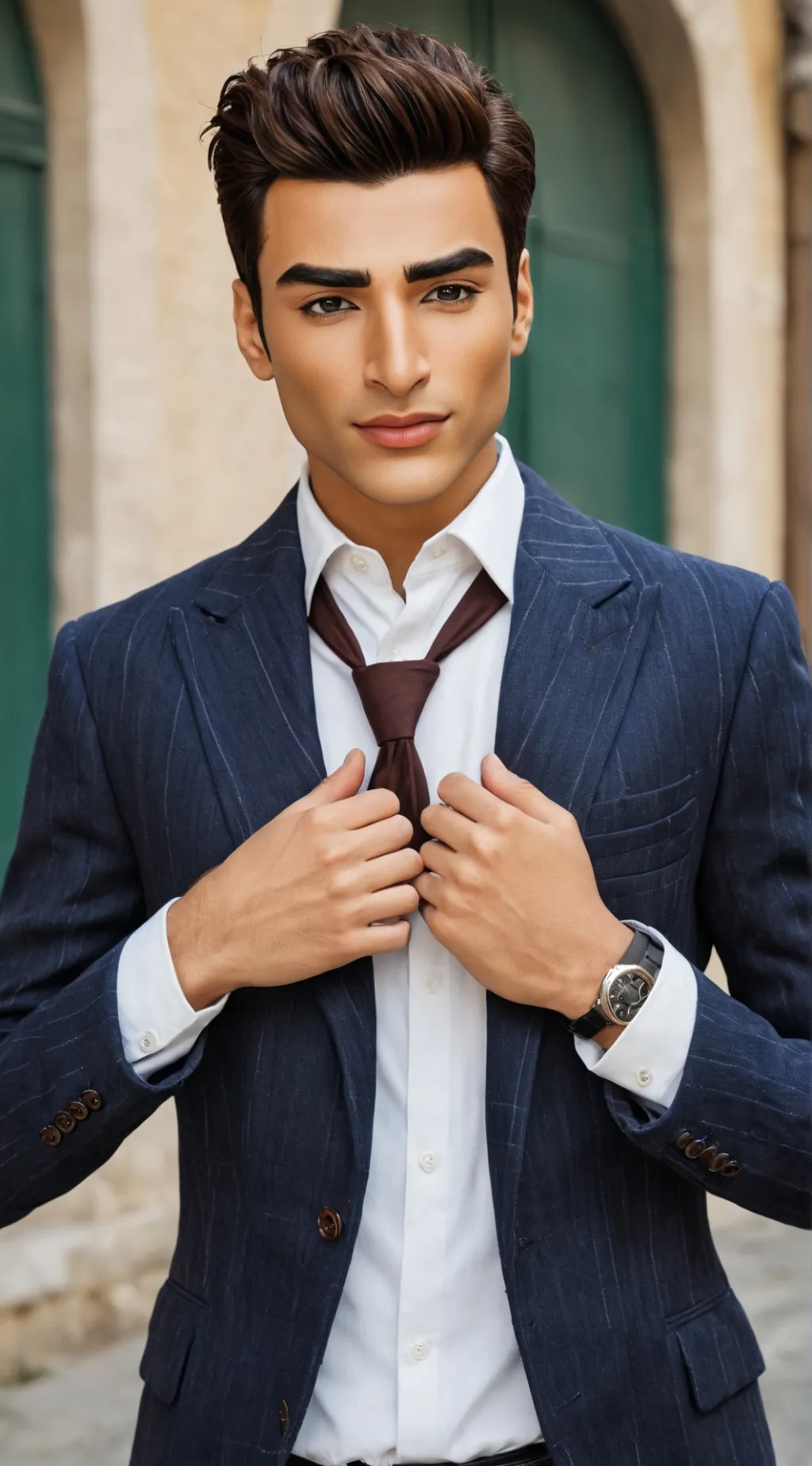 ai character: Evan Otto Ortiz background