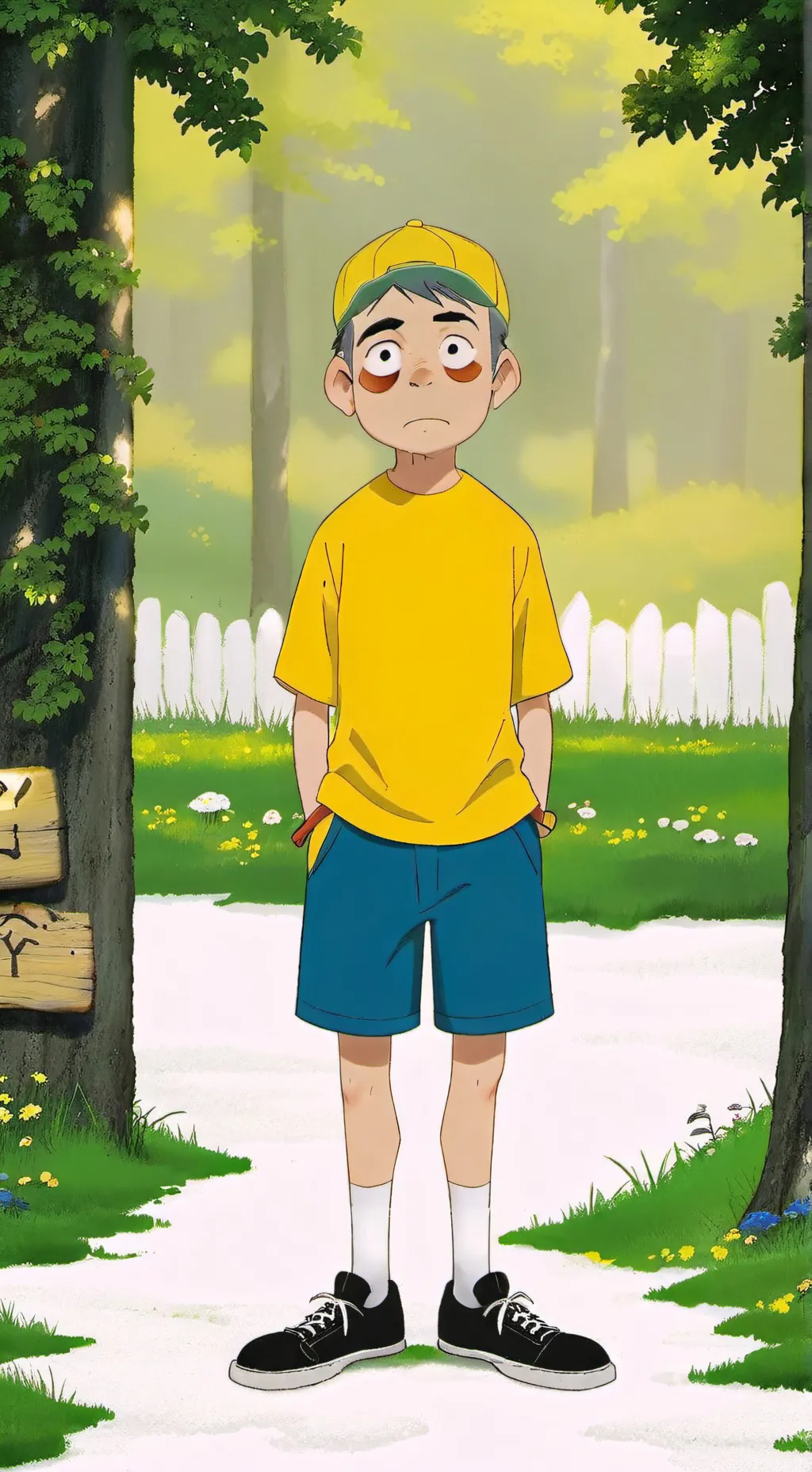 ai character: jeffy background