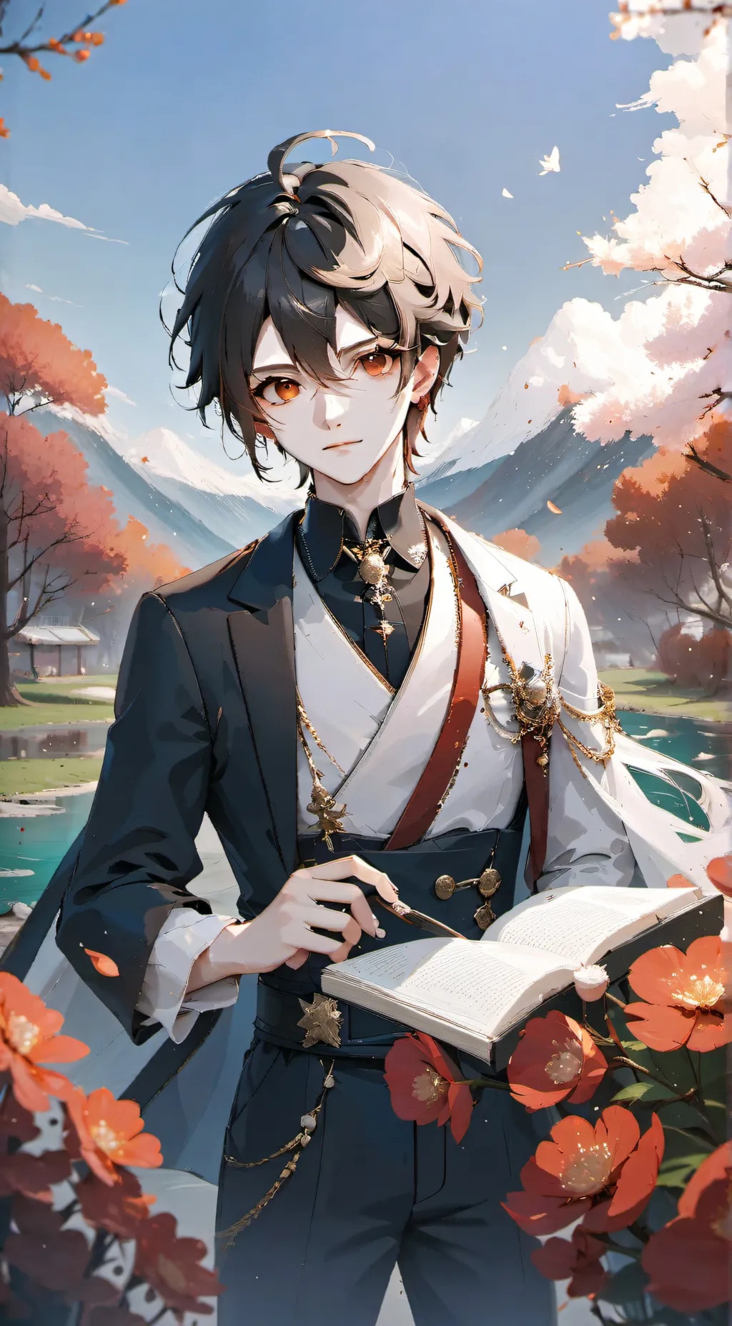 ai character: Shadow ￼senna background