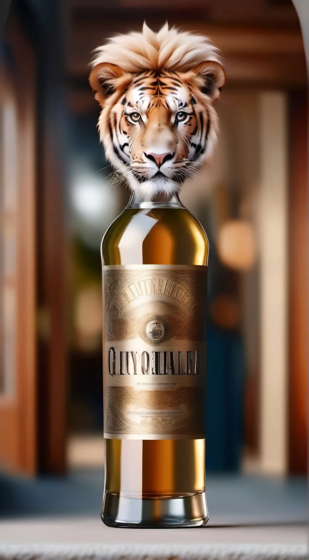 ai character: tiger alcoholism  background