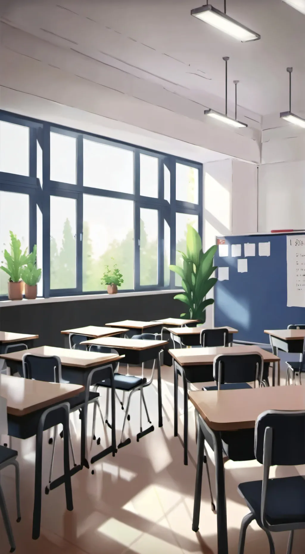 ai character: 🏫 School 🏫 background