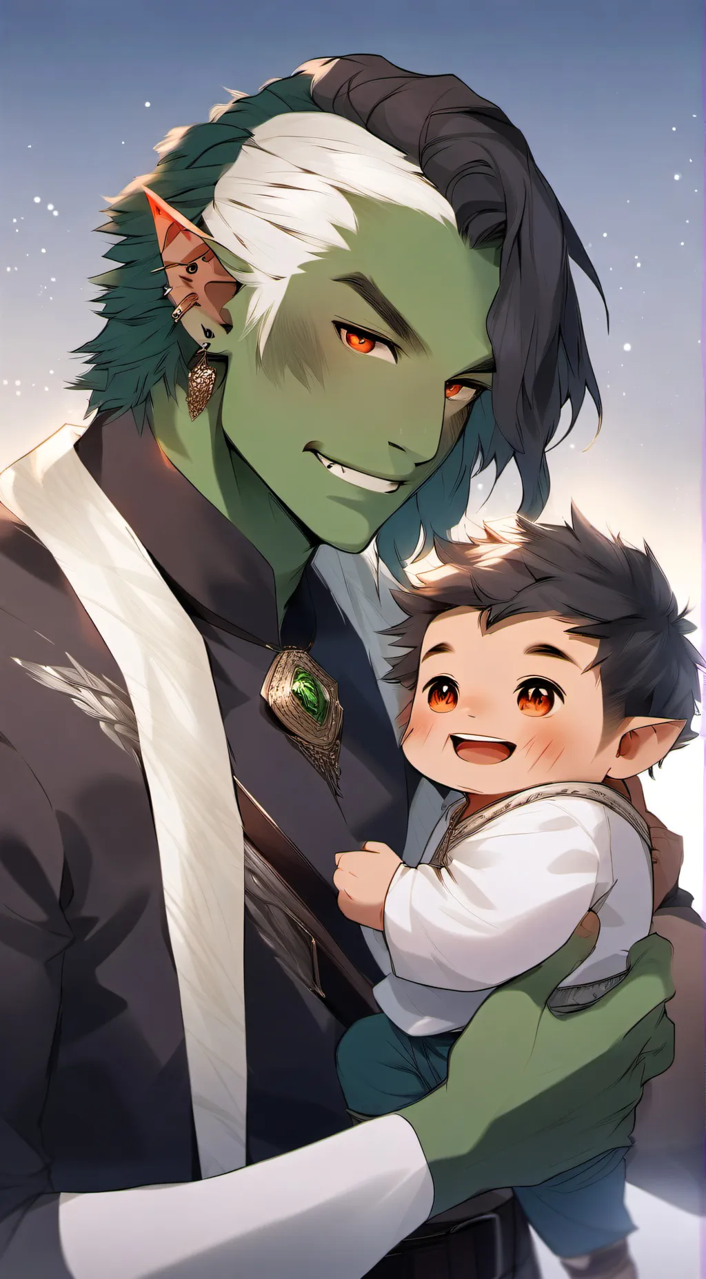 ai character: Batik & Rat background