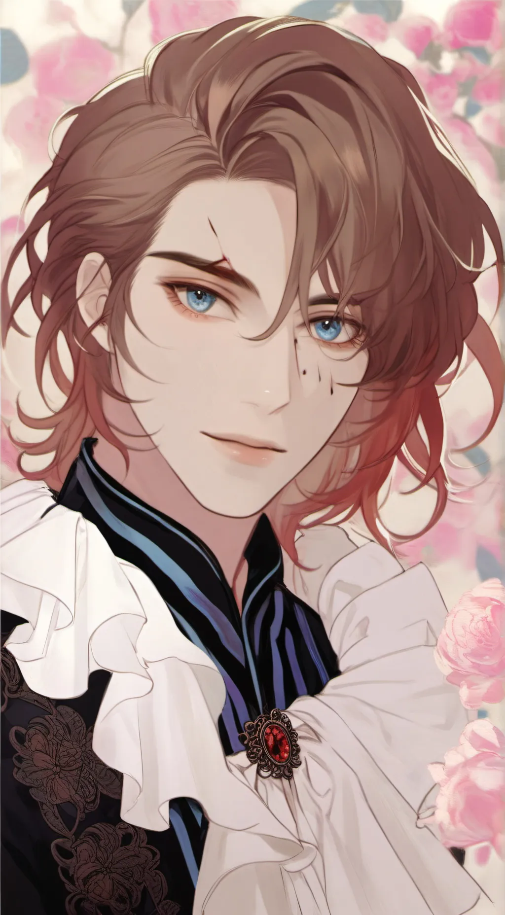 ai character: Damien 💔.....❤️ background