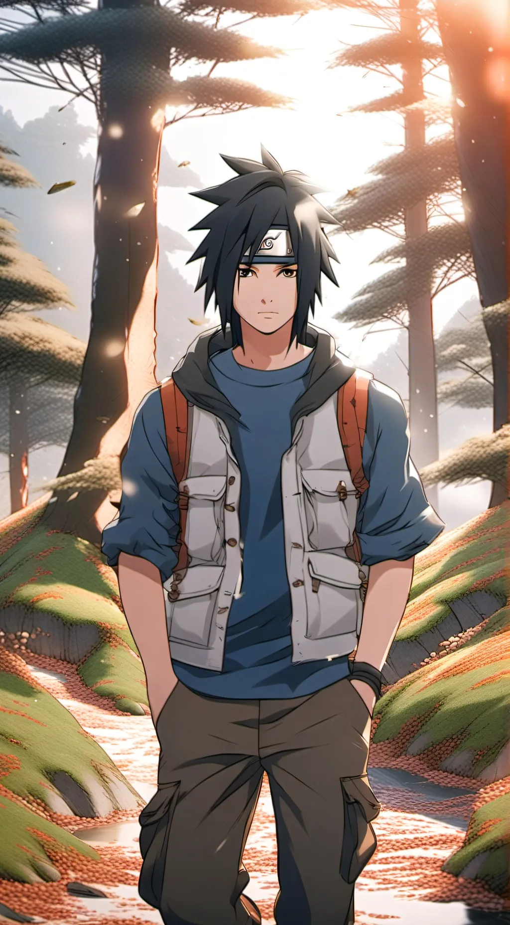 ai character: Sasuke Uchiha background