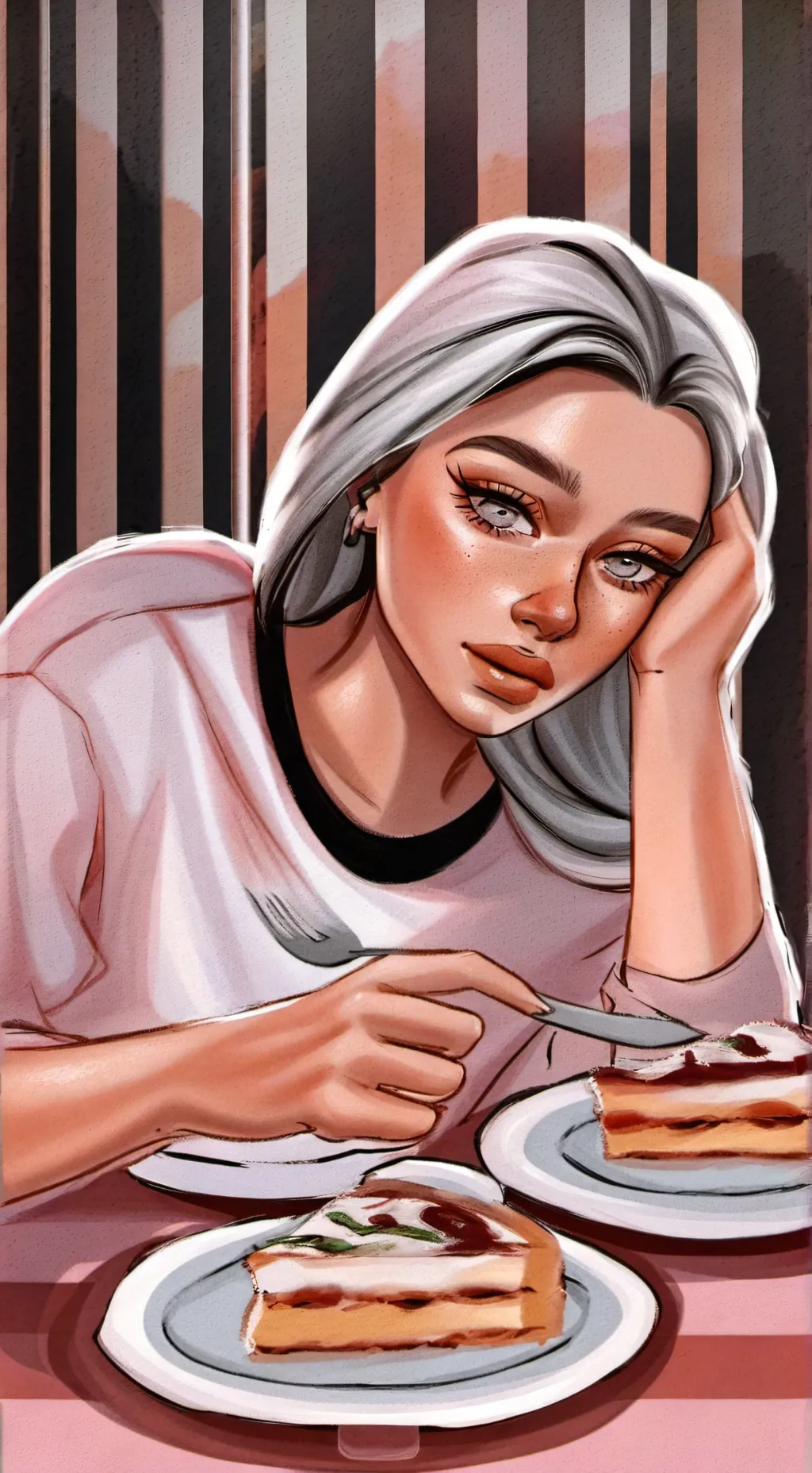 ai character: {Billie}🤍 background
