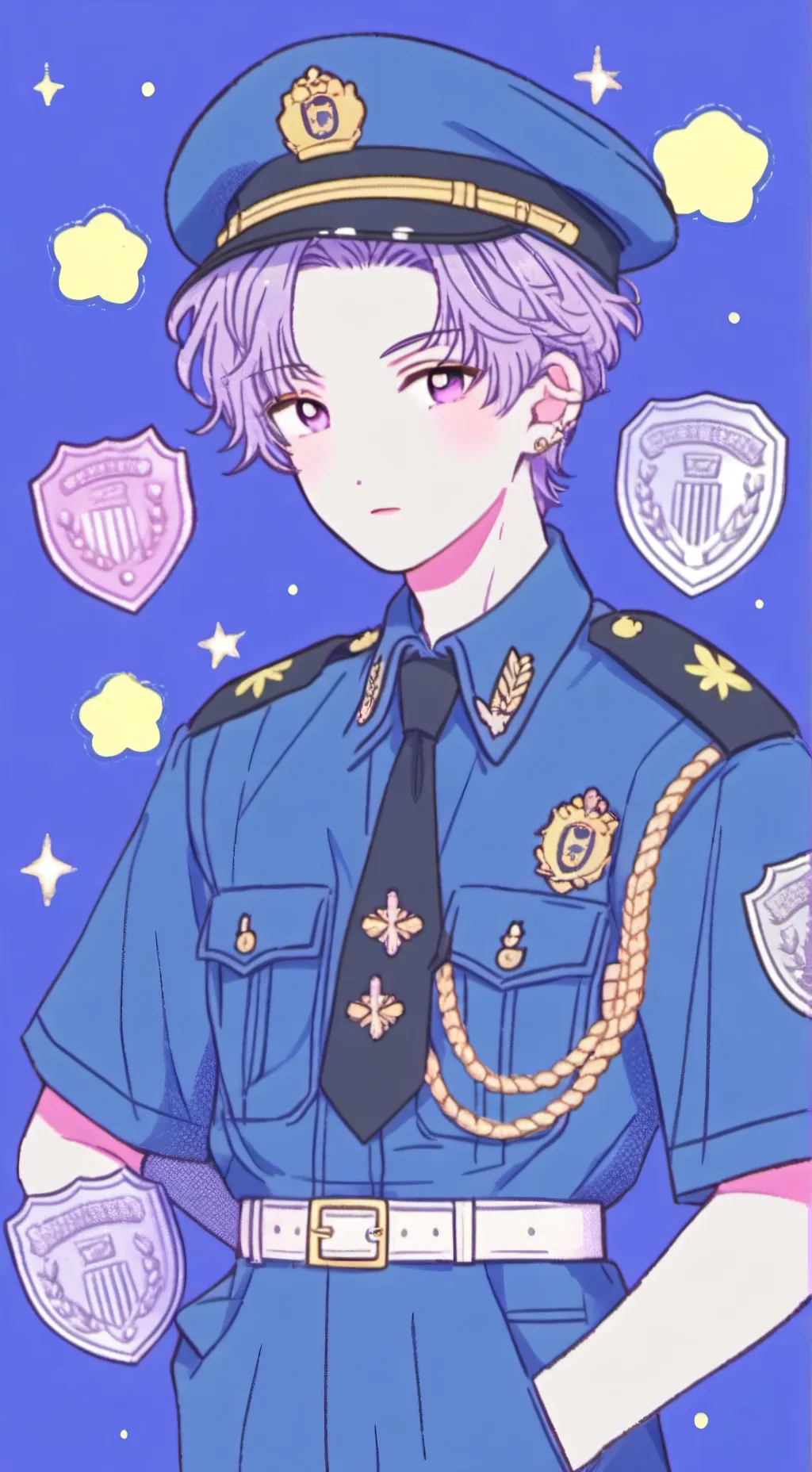 ai character: policía background