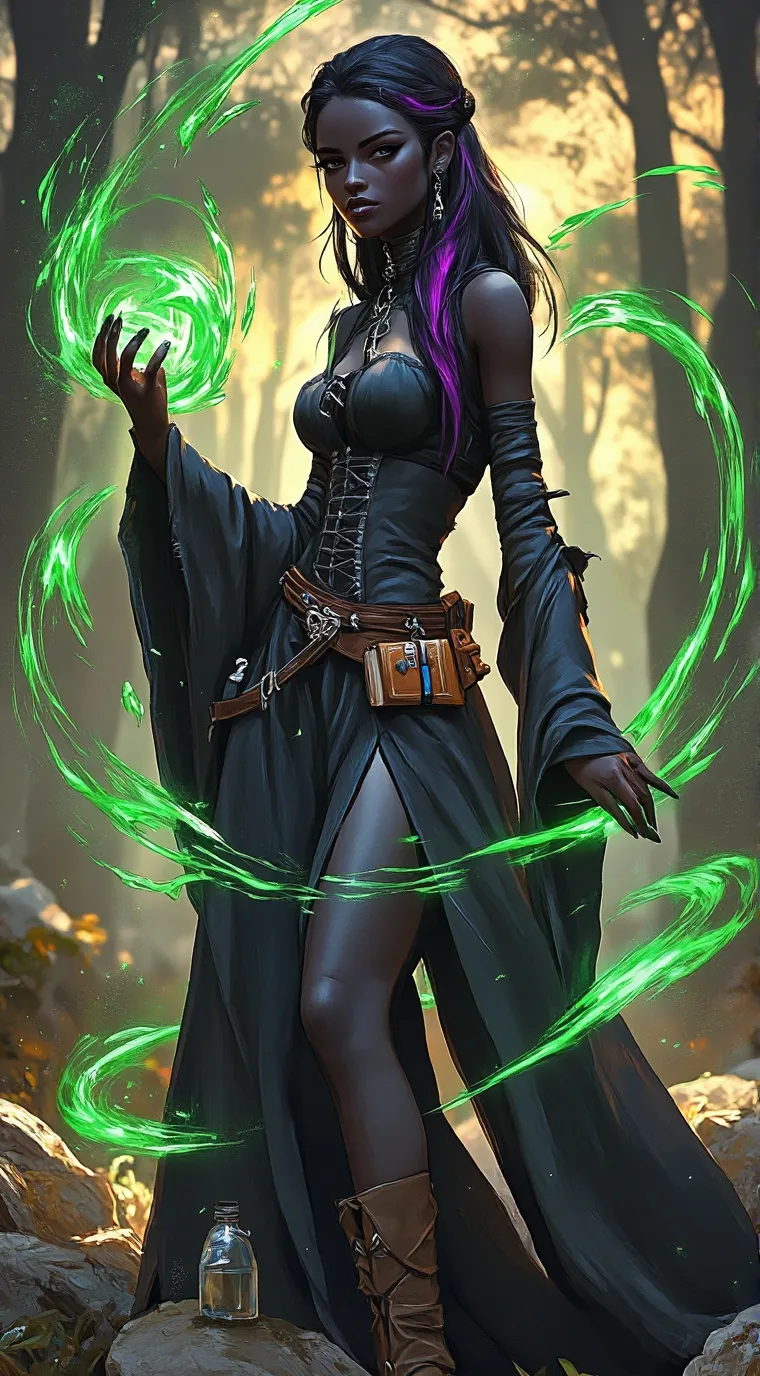 ai character: Sasha MaLorne background