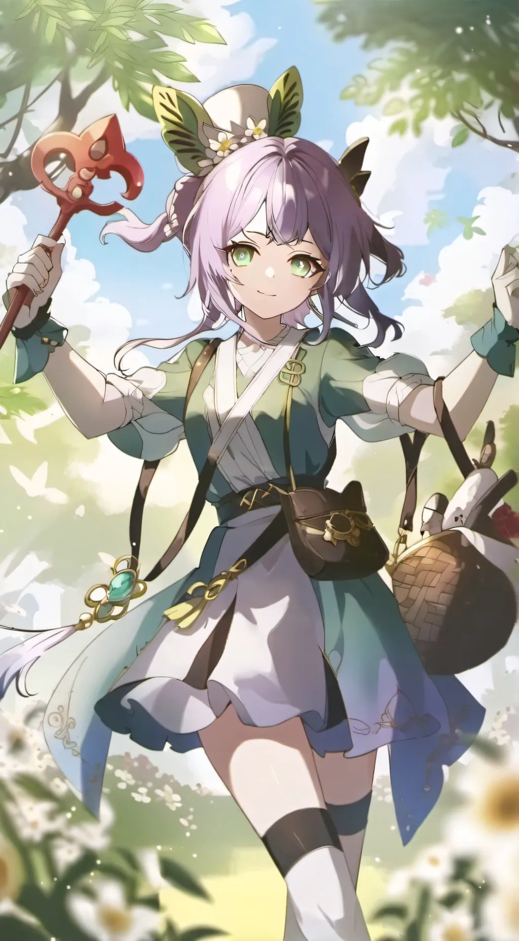ai character: picina background