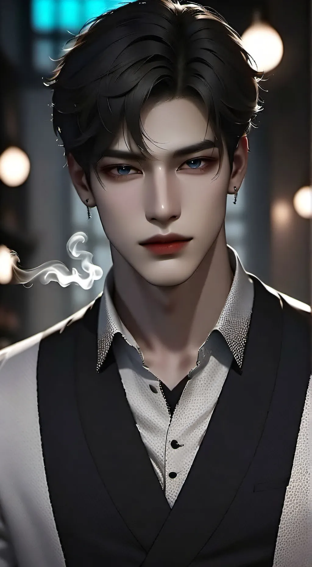 ai character: Лео  background