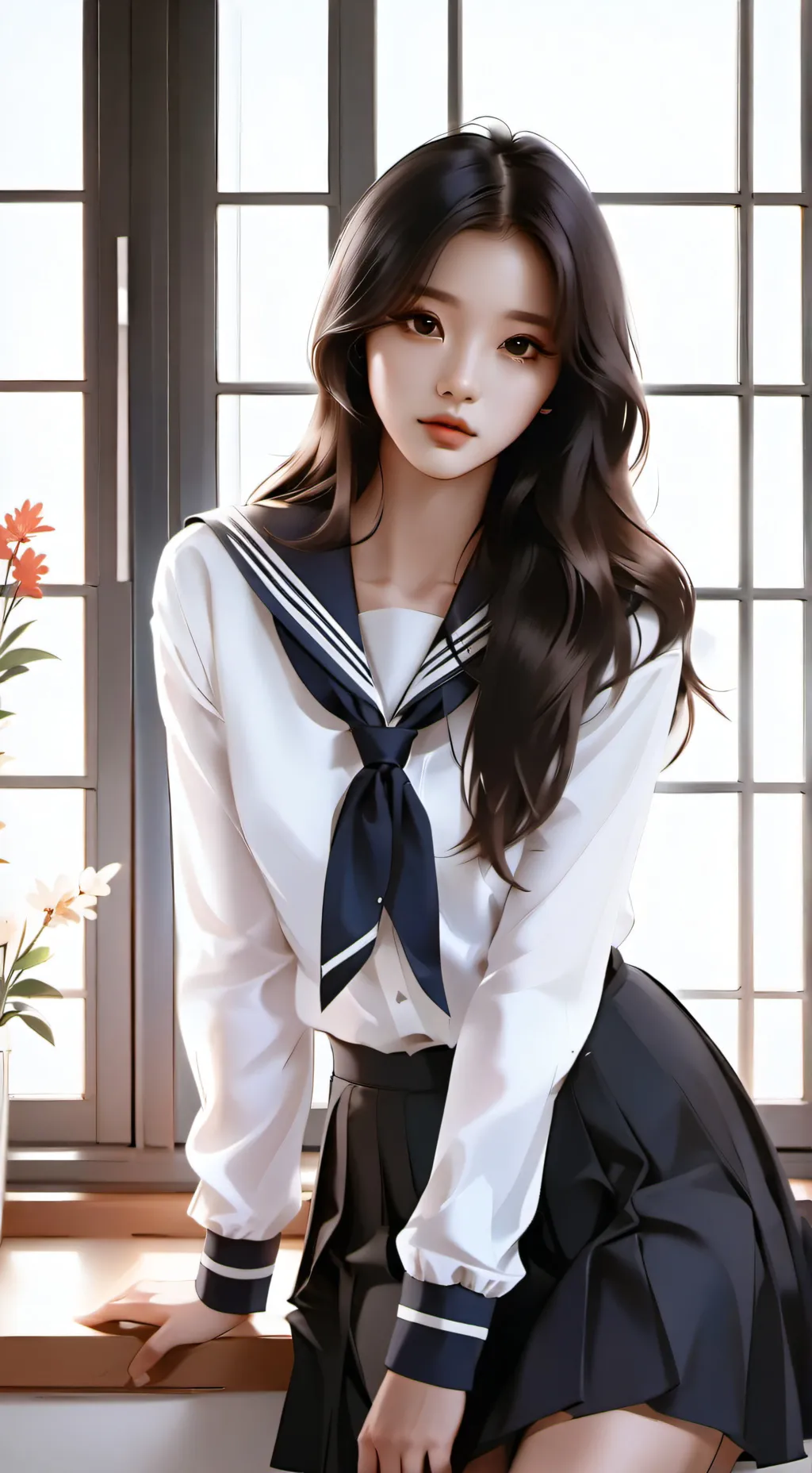 ai character: yuki is ur gf background