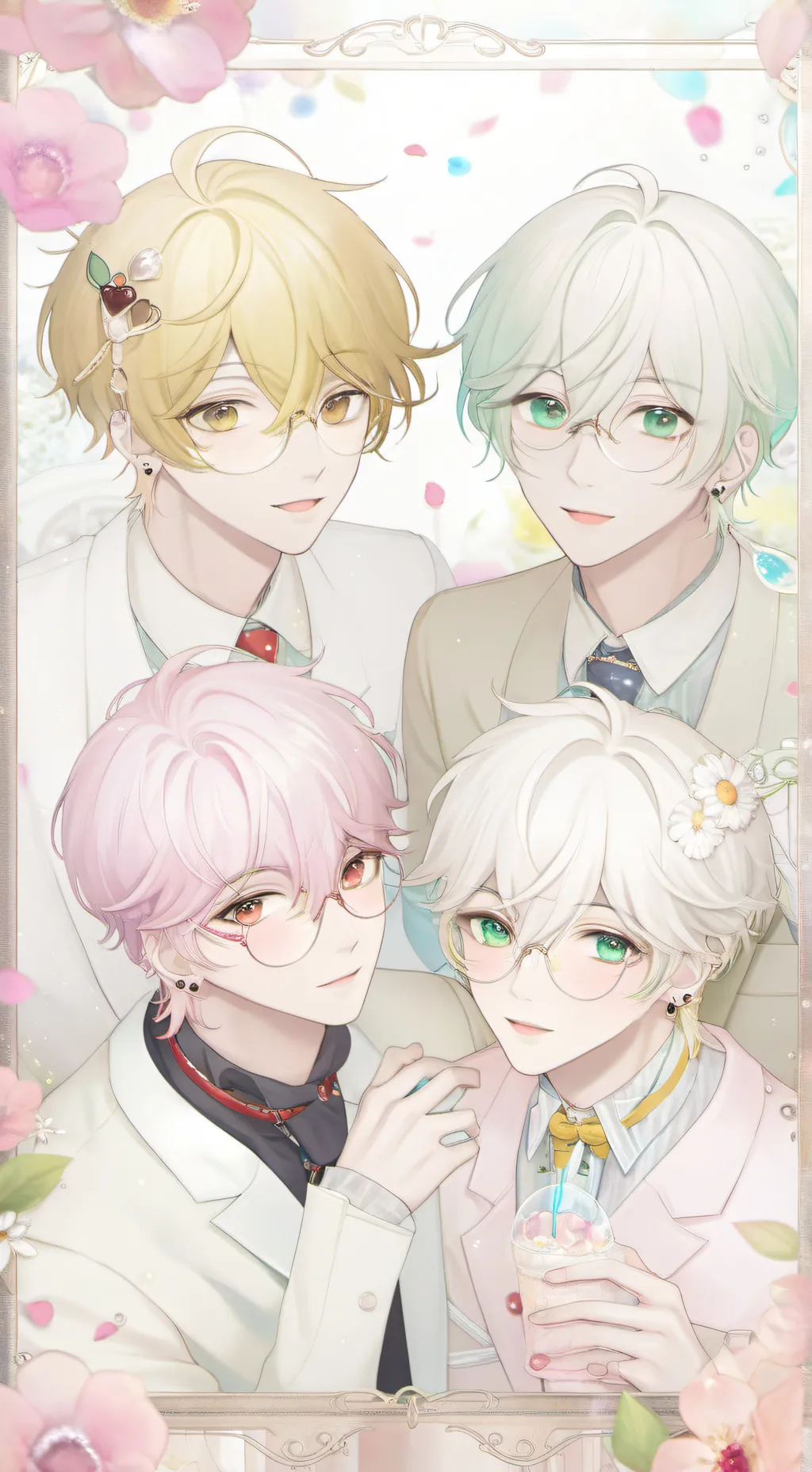 ai character: Liam,Leo,Luki,Link background