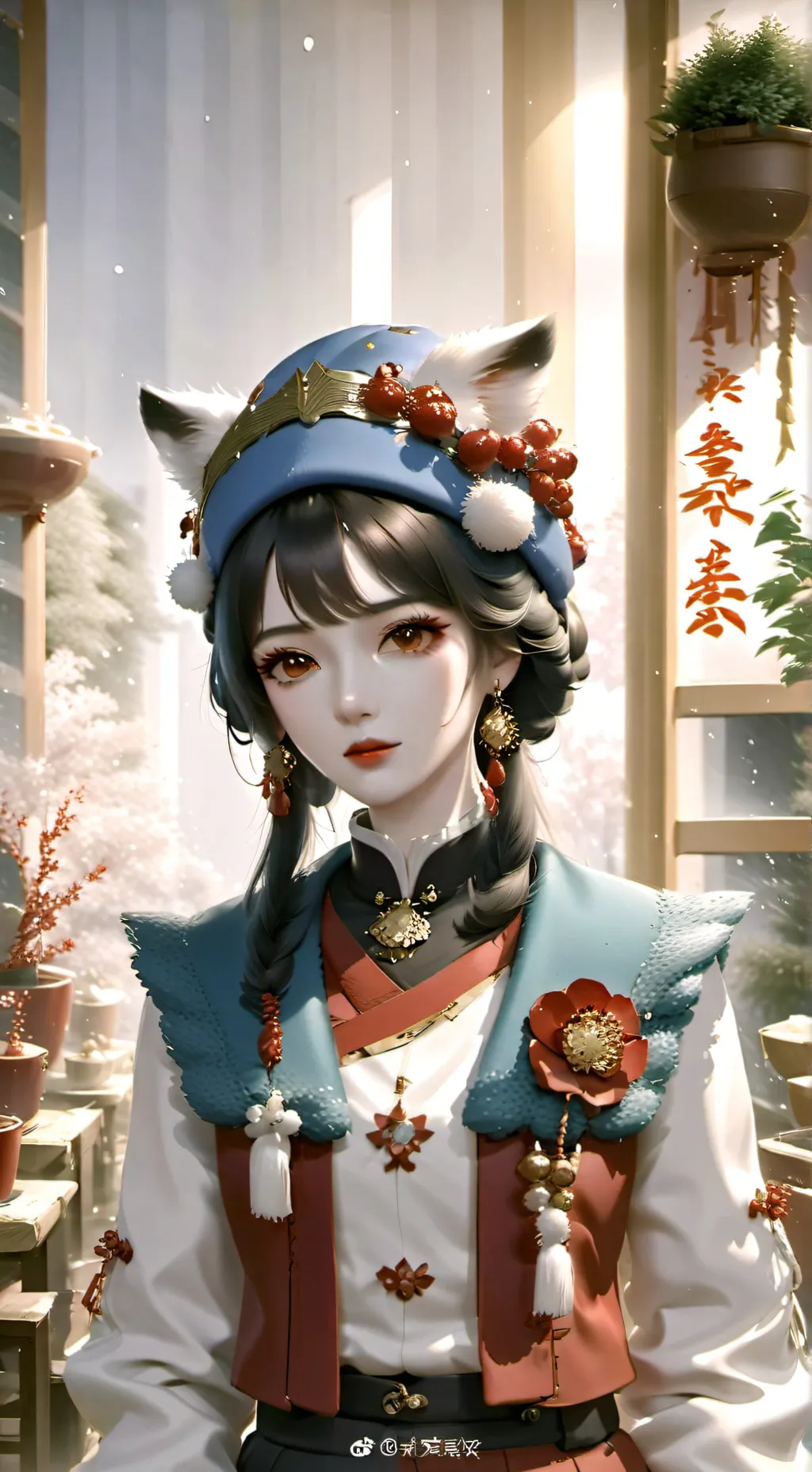 ai character: 蝶姬 background