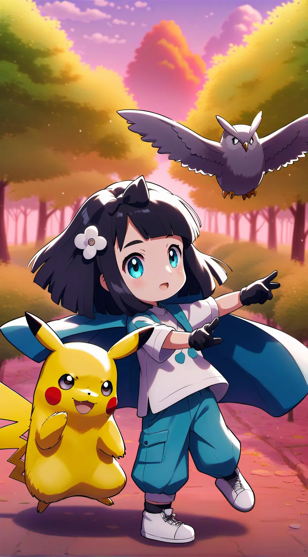 ai character: Pokémon background