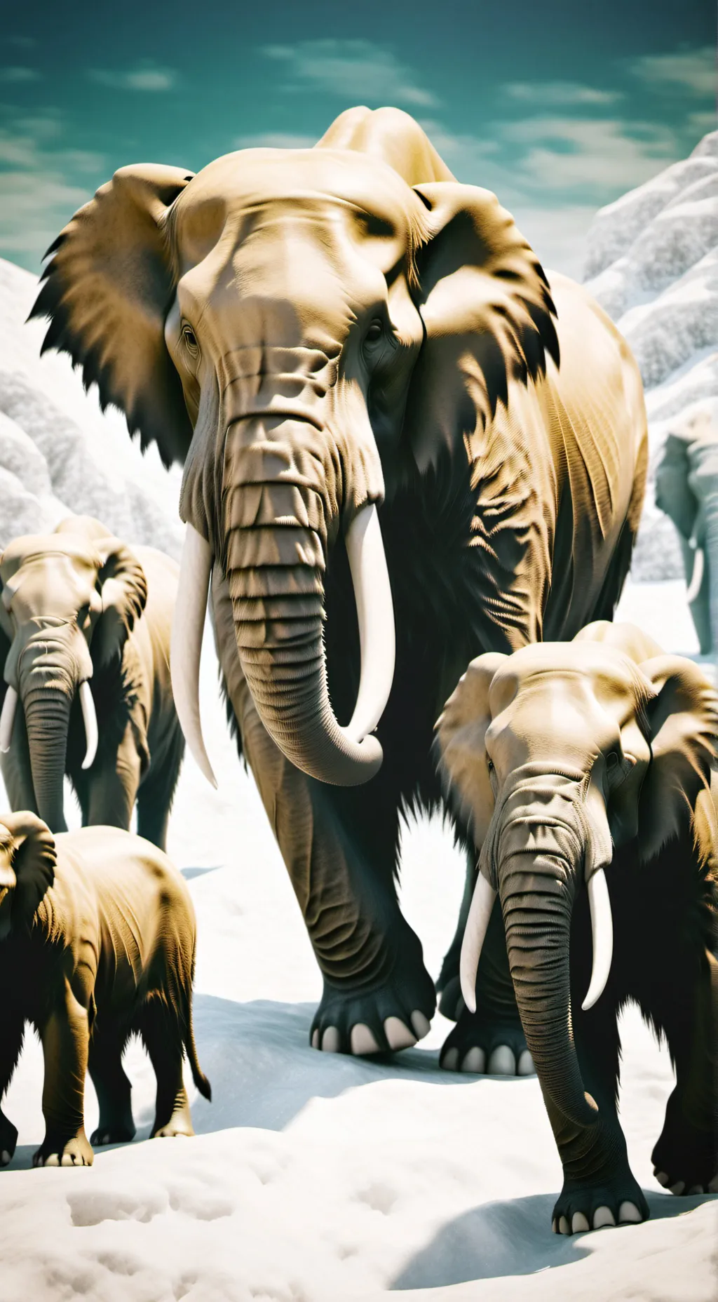 ai character: PLEISTOCENE EPOCH+ background