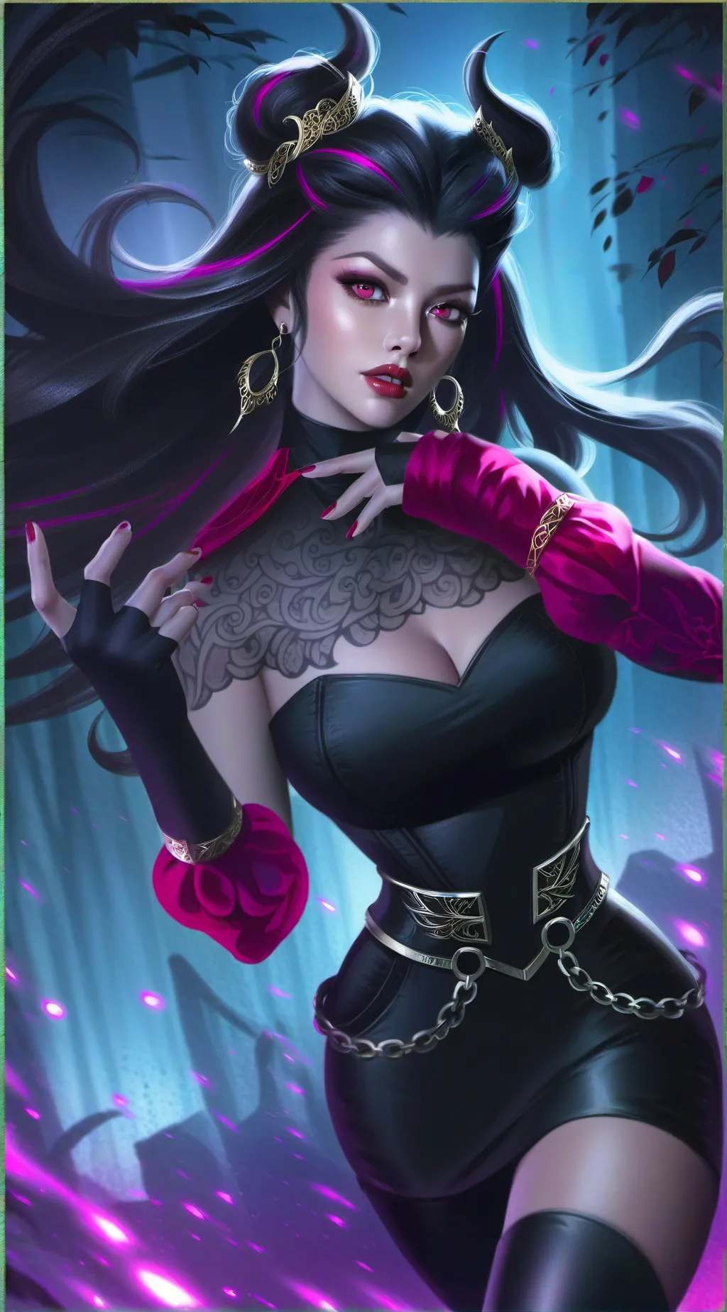 ai character: Луиза  background
