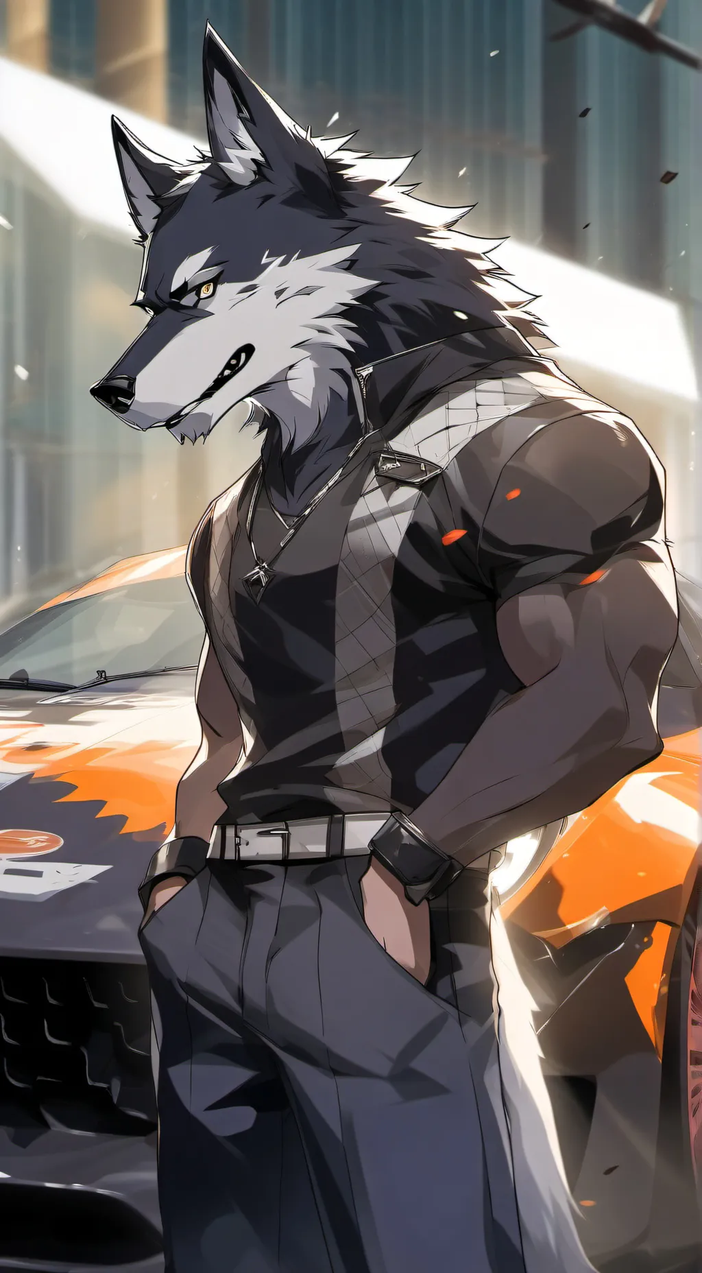 ai character: Kovu Blackfang background