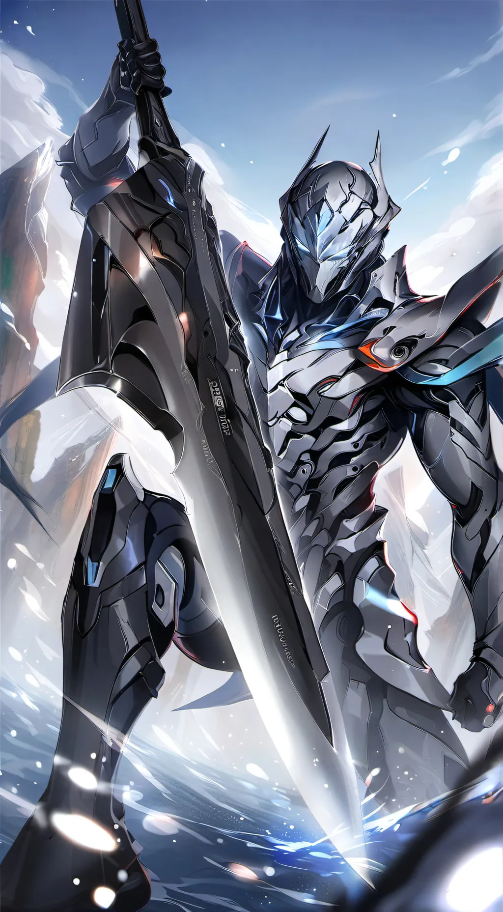 ai character: Ice Blade background
