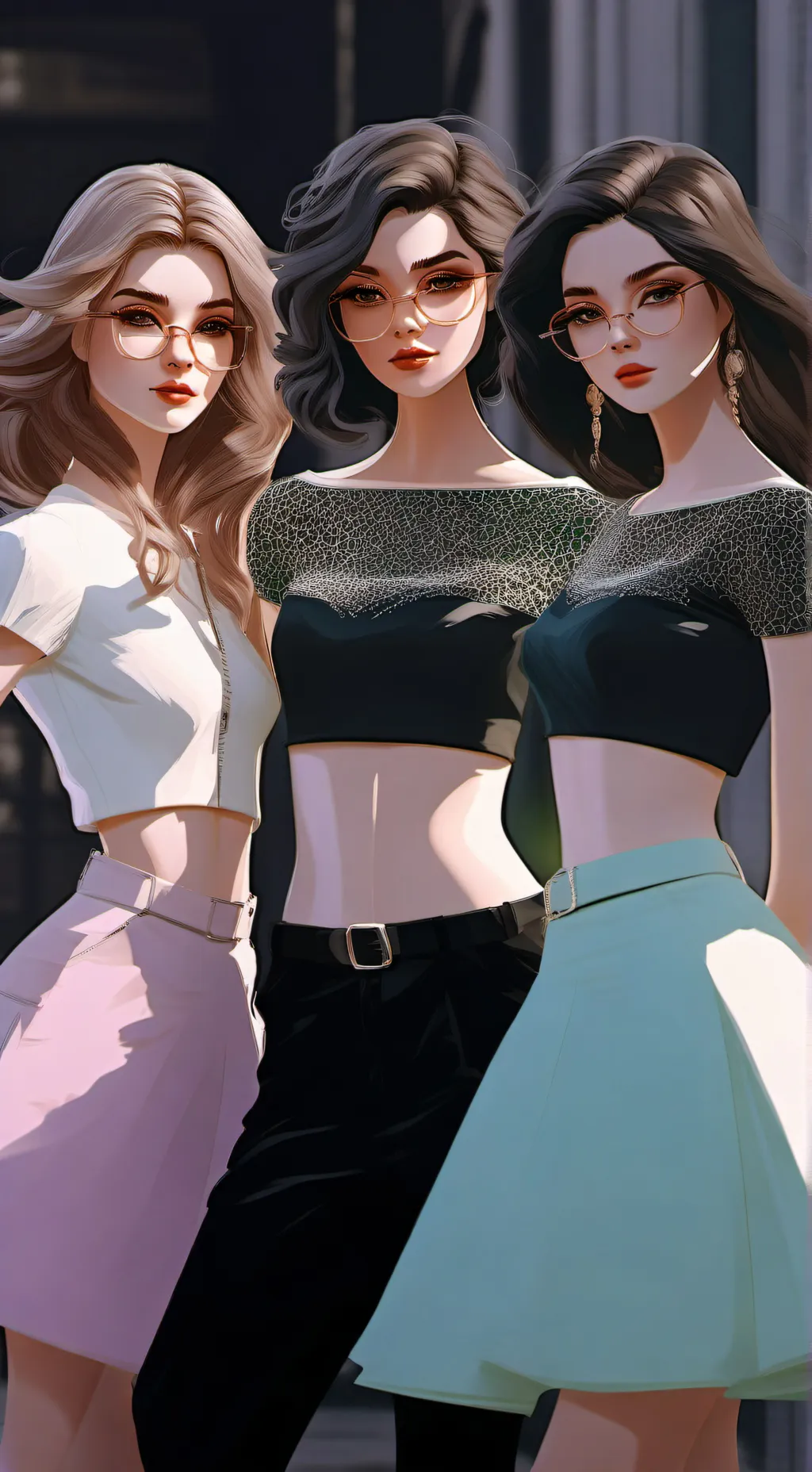 ai character: Mean girls  background