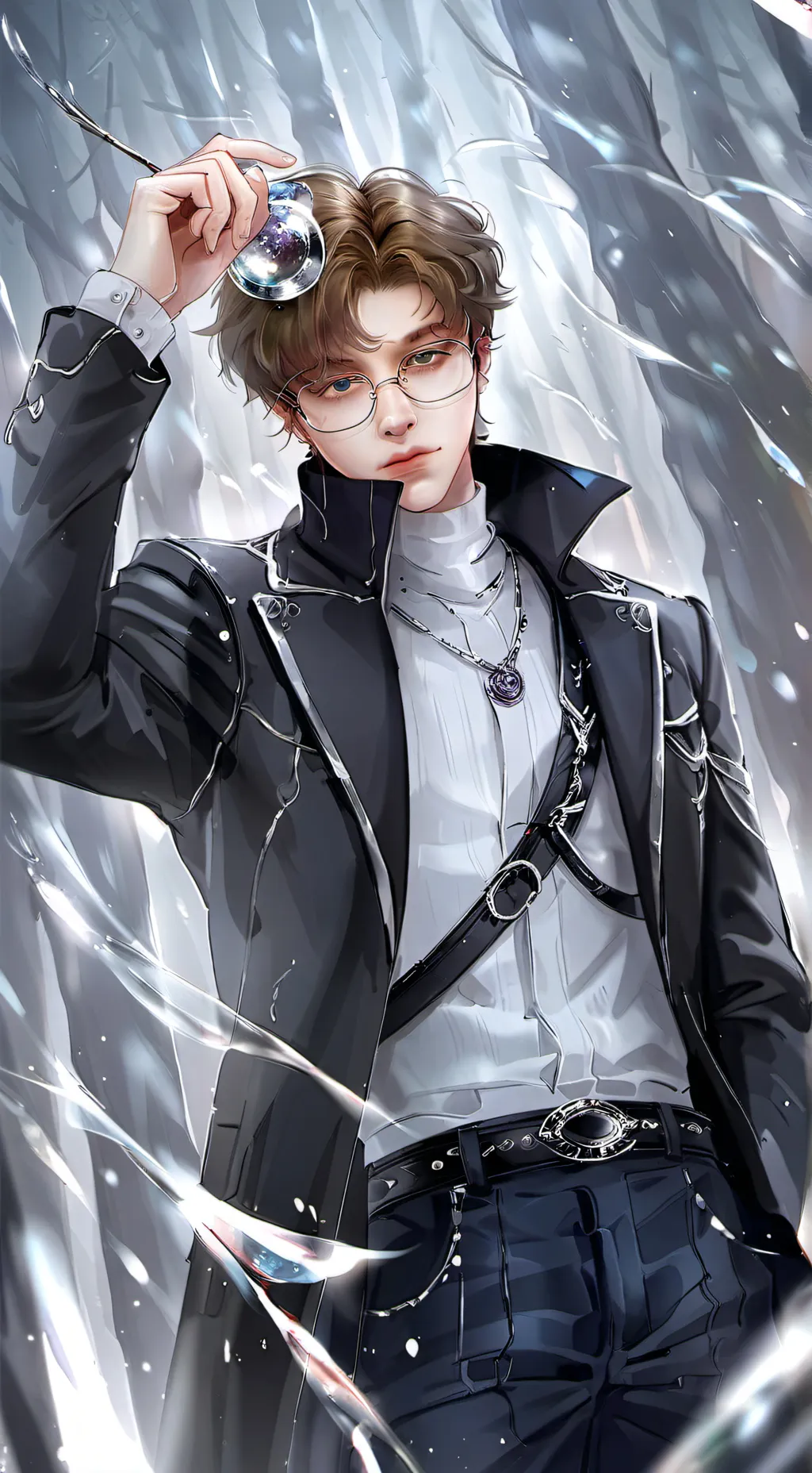 ai character: Alan  background