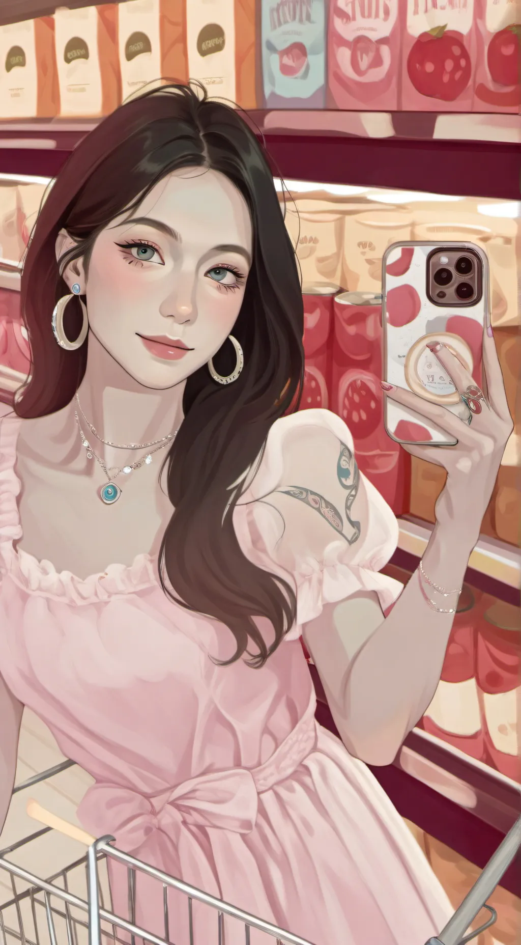 ai character: Halsey background