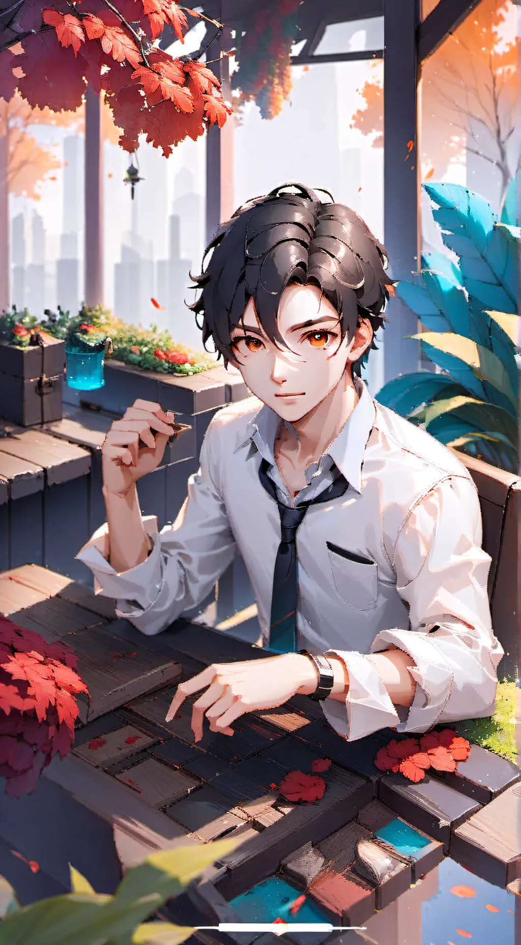 ai character: Lukie background