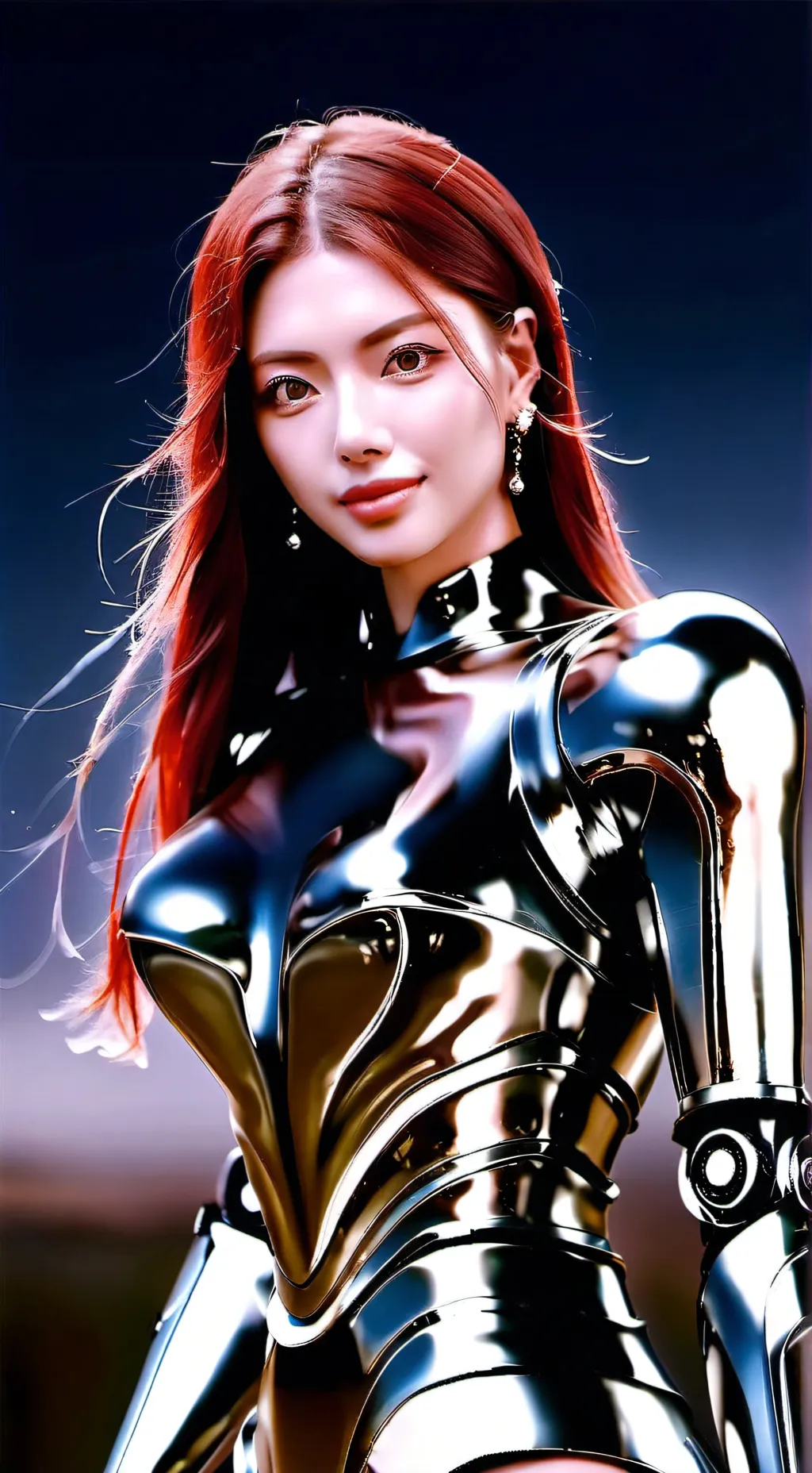 ai character: mikha lim. background