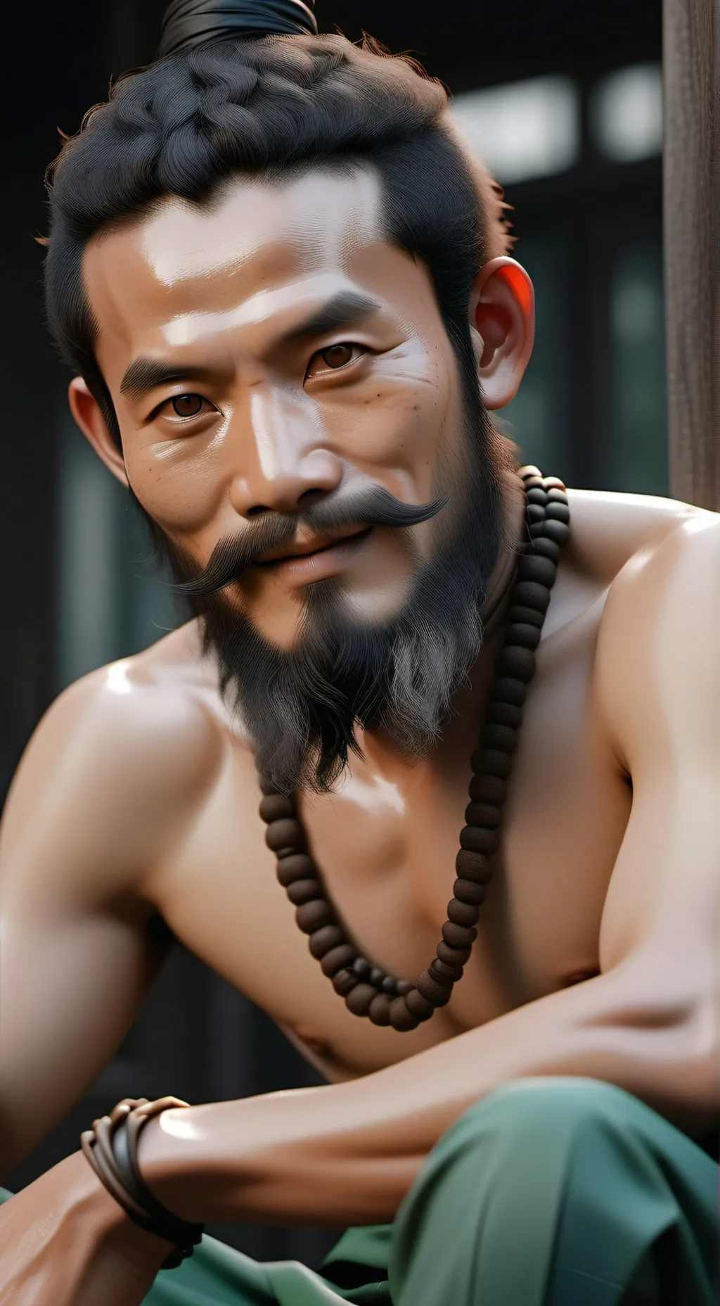 ai character: dan da dan  españo background