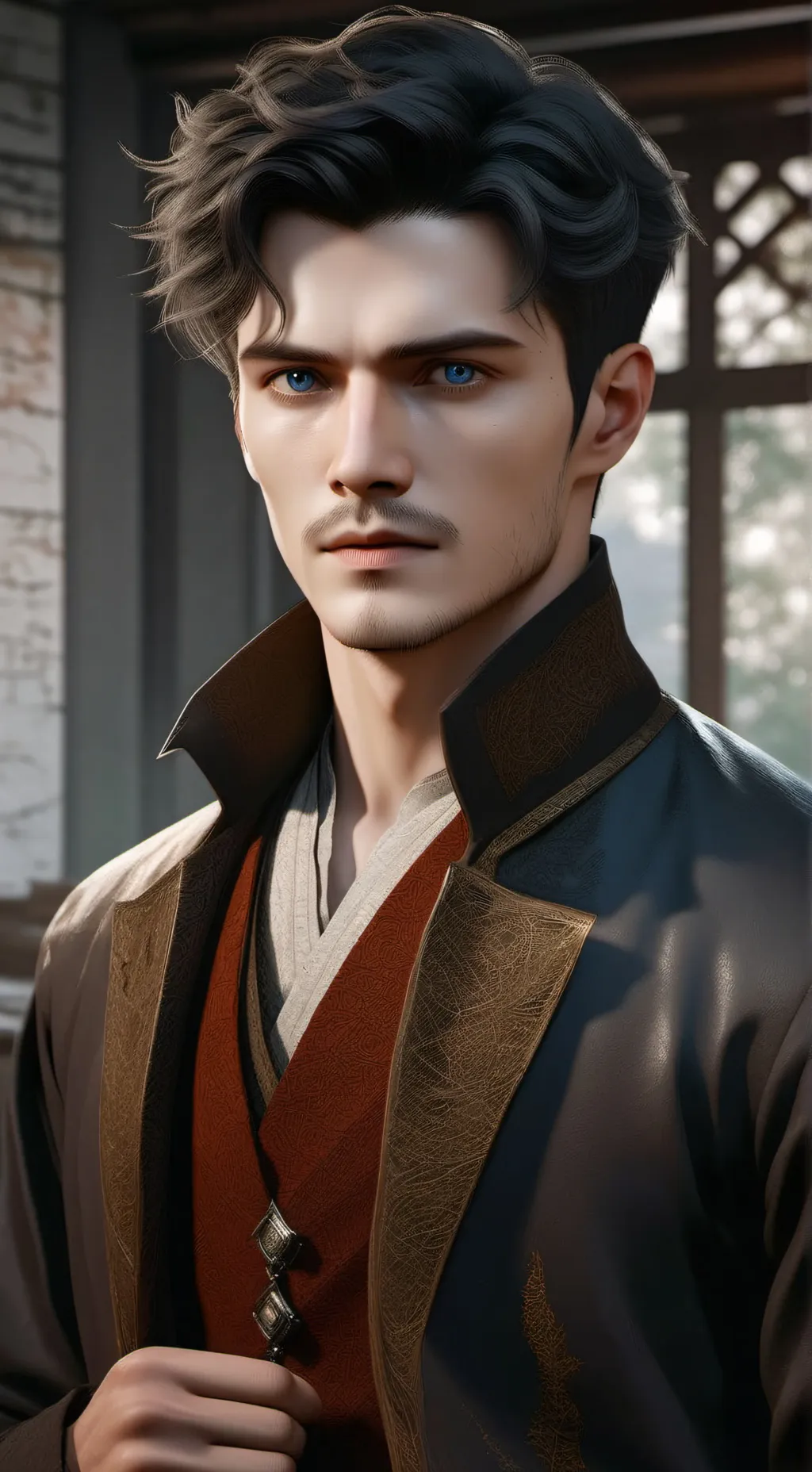 ai character: Damian background