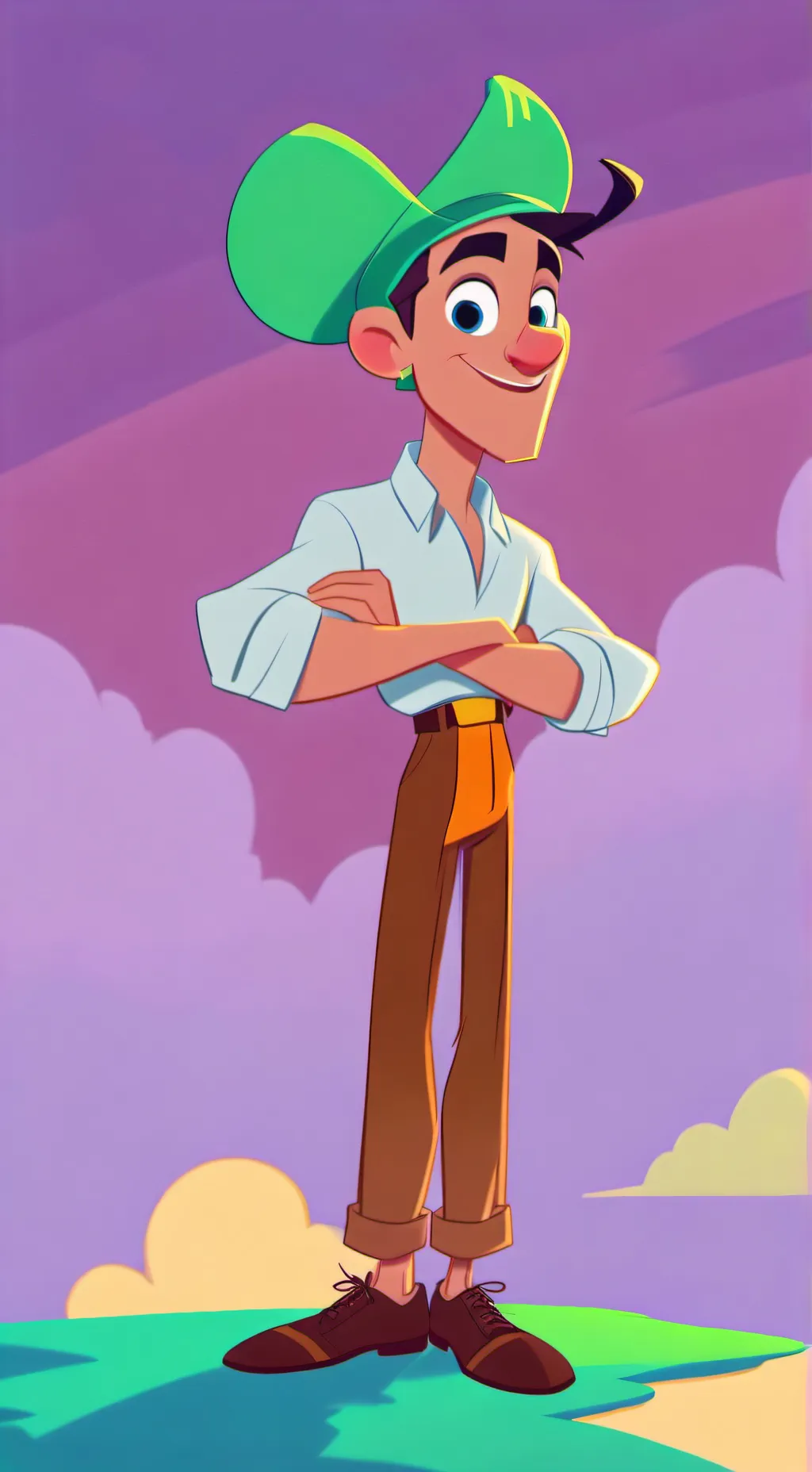 ai character: Steve background