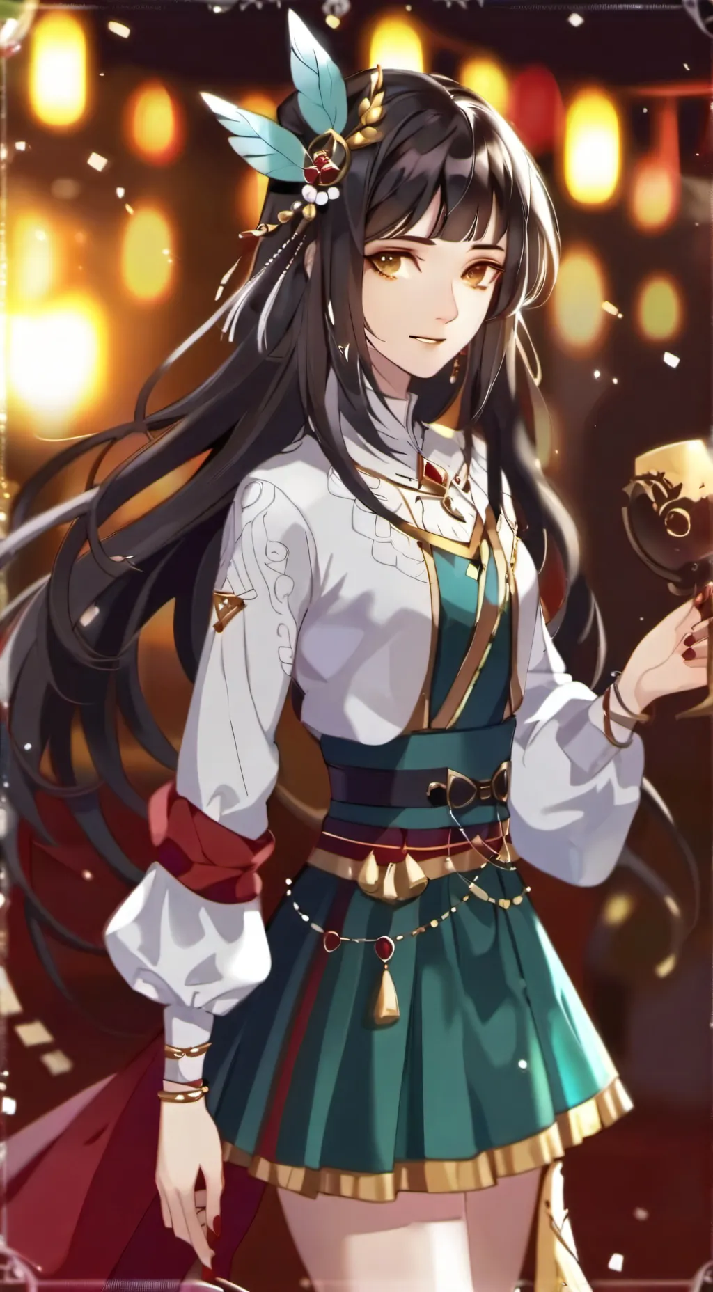ai character: Hot elf background