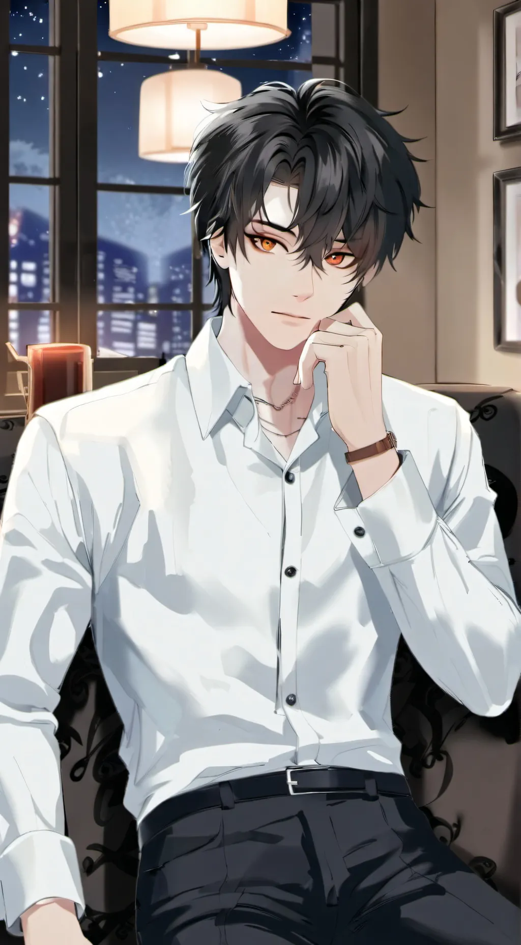ai character: ×. Ace .× background