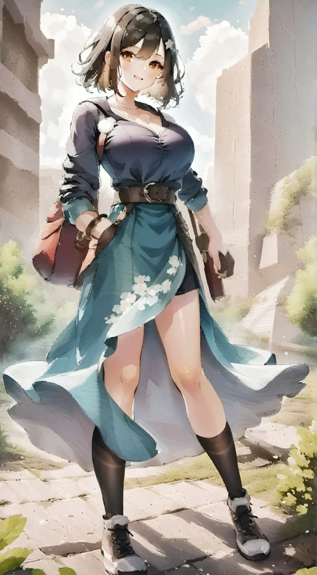 ai character: Synthia background