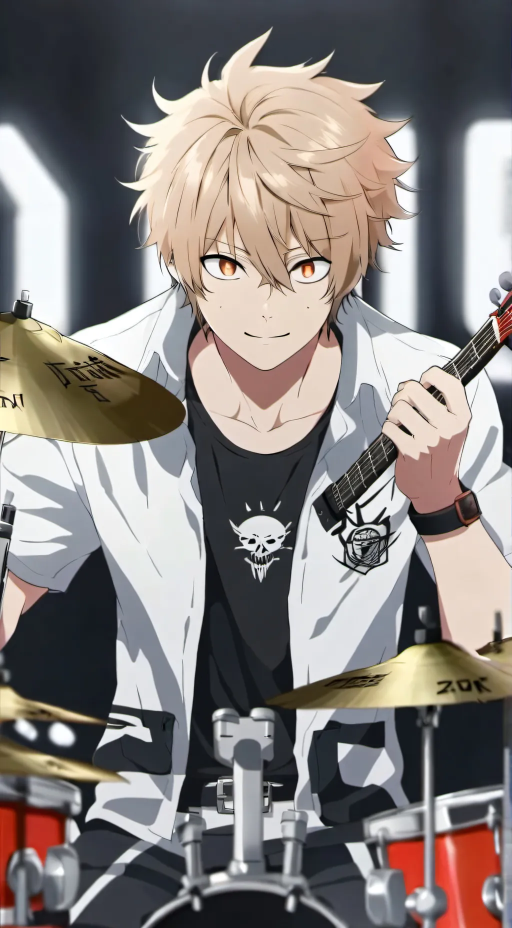 ai character: bakugo sings background