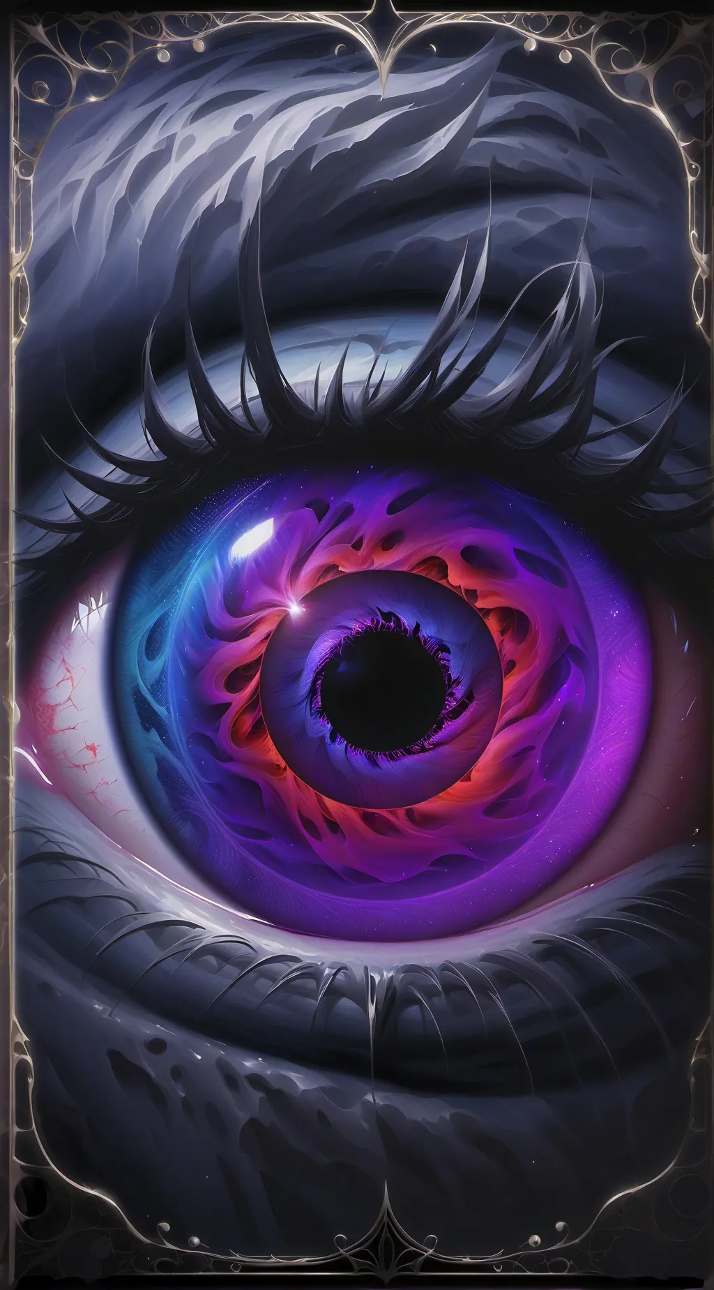 ai character: Sonic horror au background
