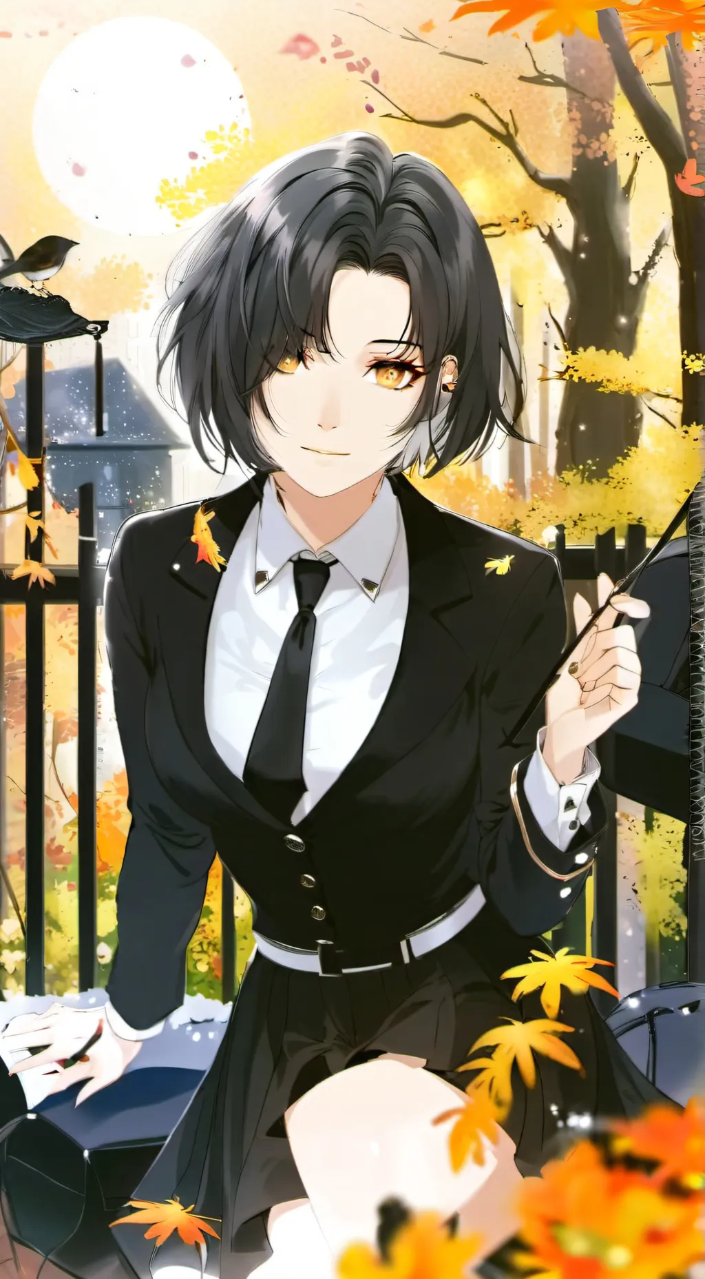 ai character: Sora Naki background