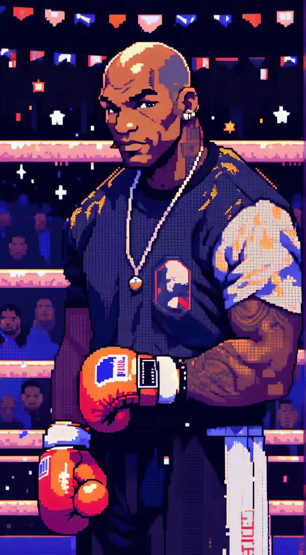 ai character: Mike Tyson  background