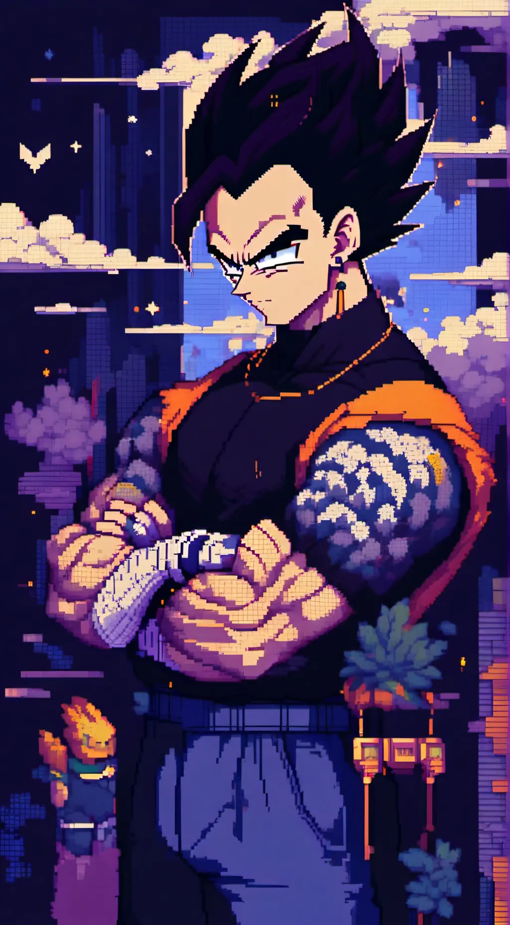ai character: Vegeta family  background