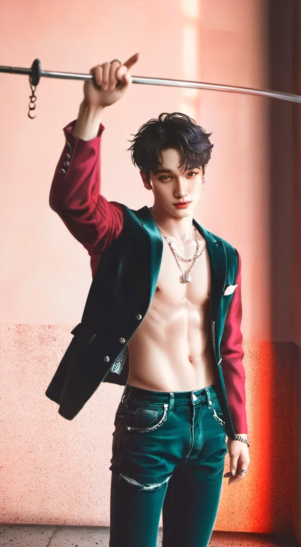 ai character: BangChan background
