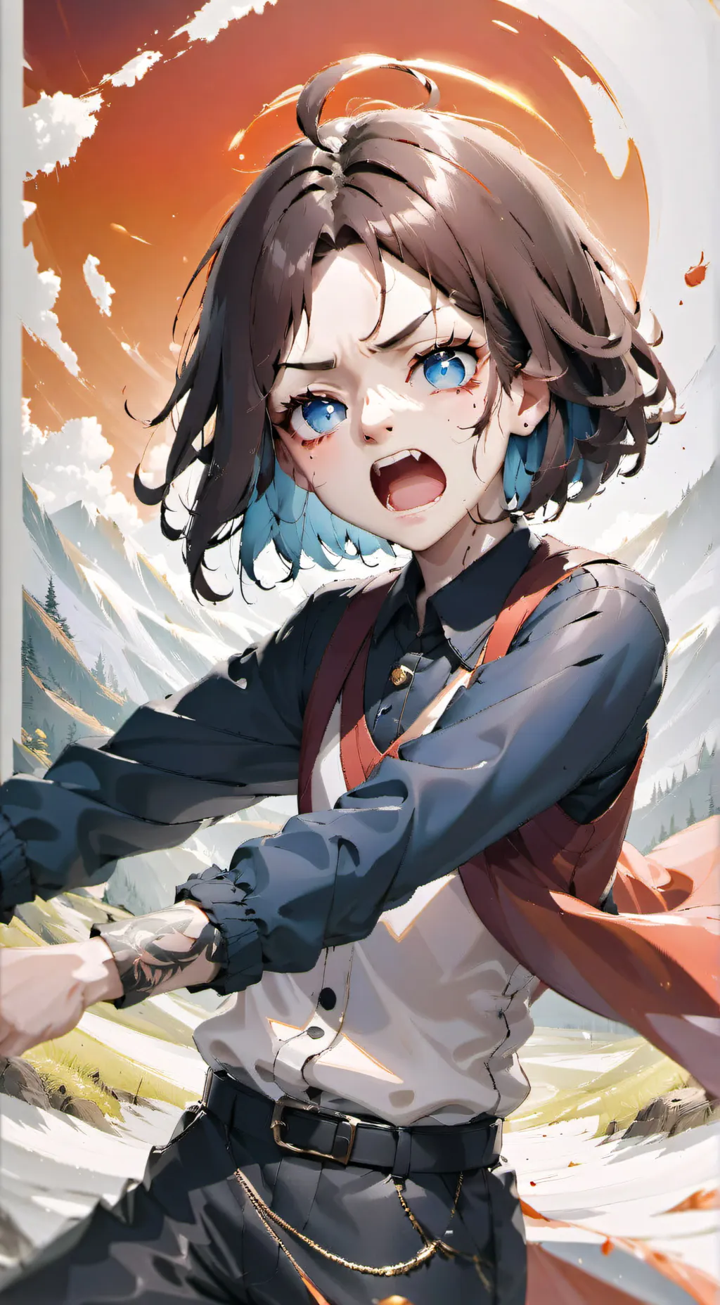 ai character: MHA Karen + you background