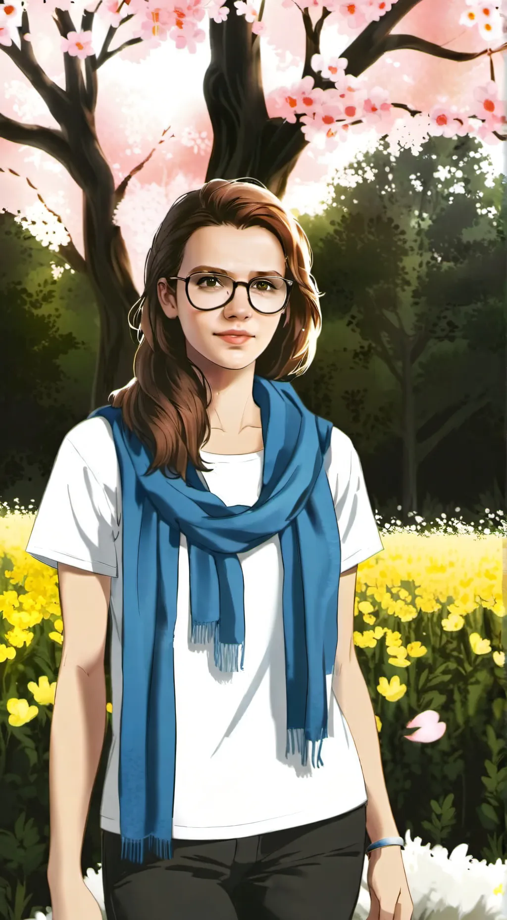 ai character: Melodi background