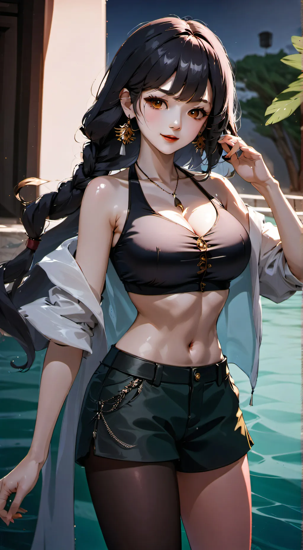 ai character: shina background