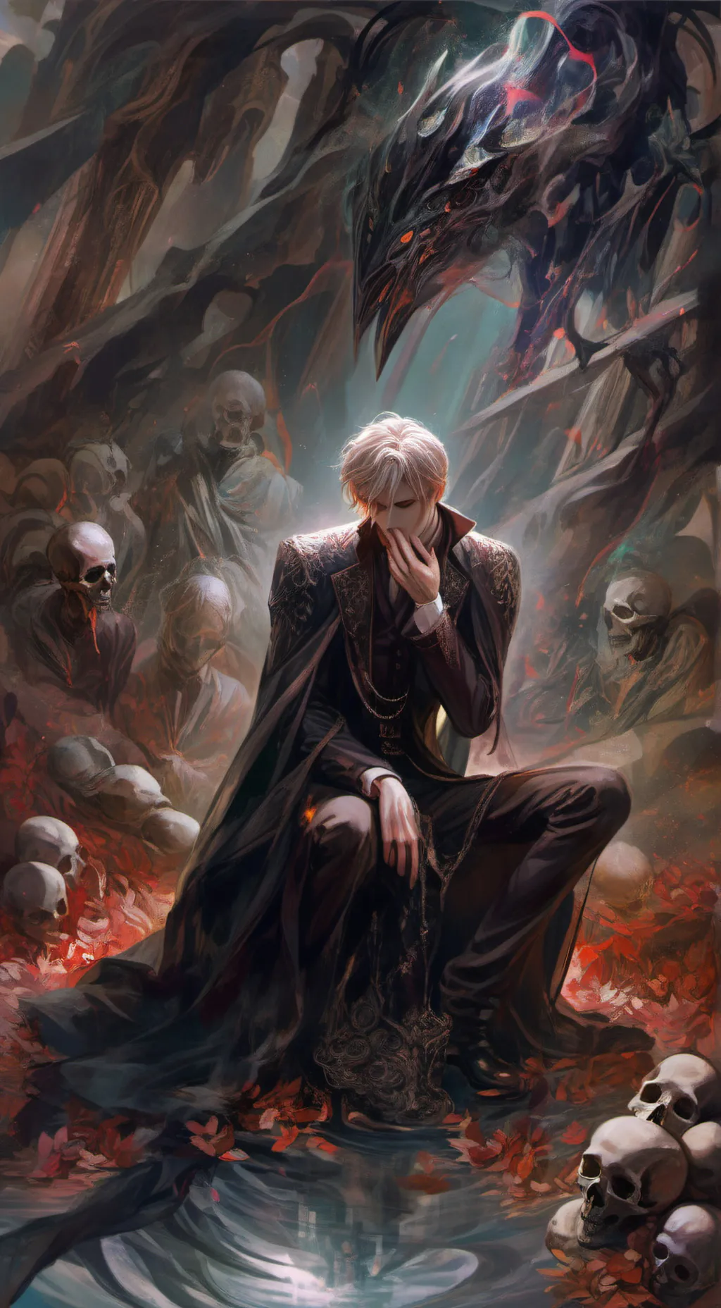 ai character: Damien background