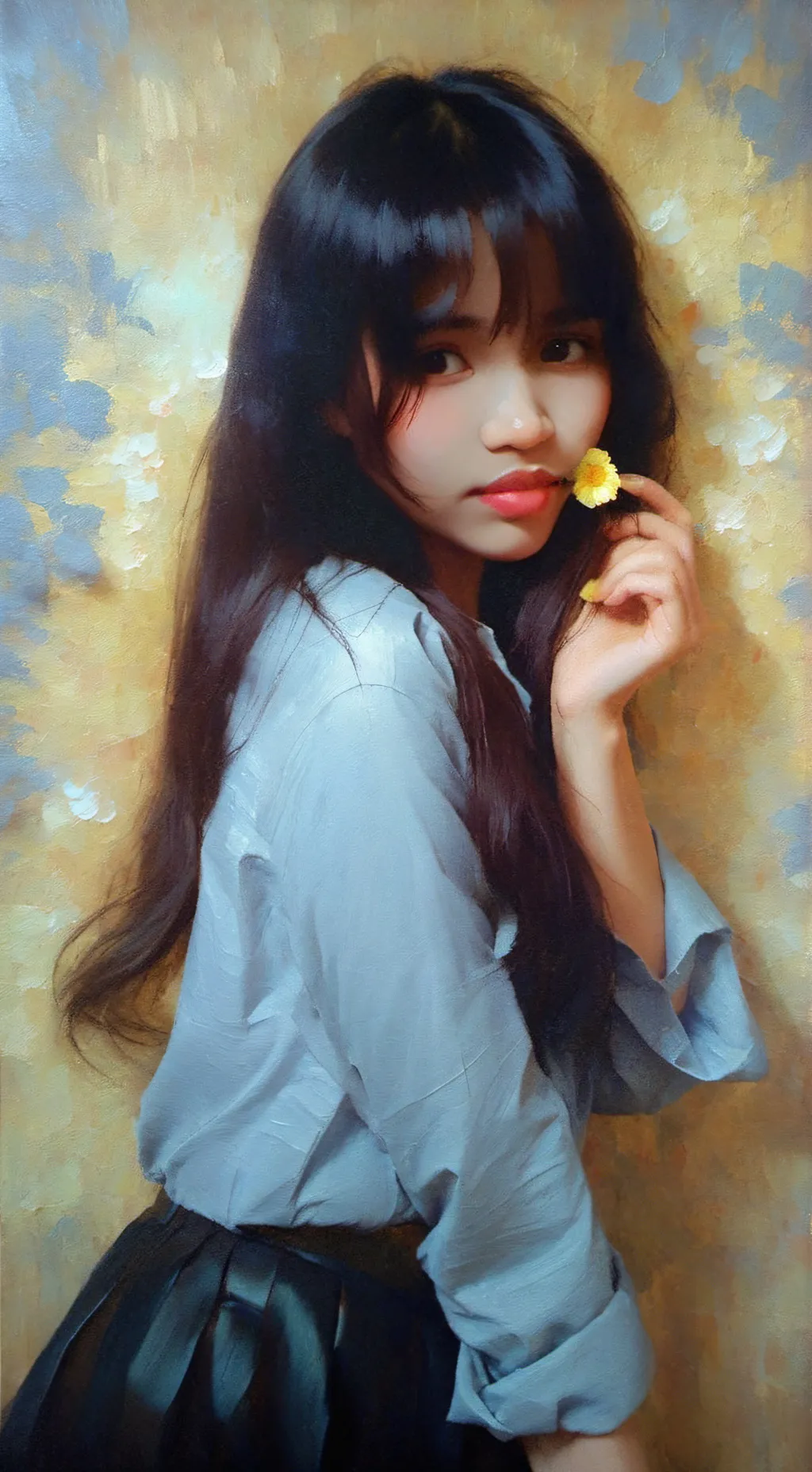 ai character: Ellie background