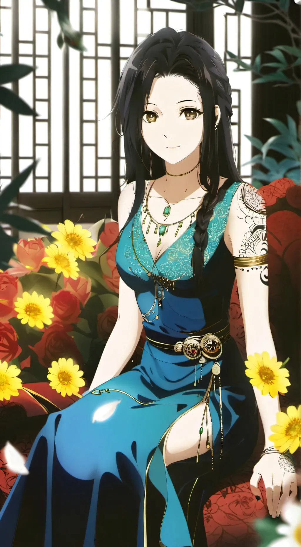 ai character: maya background