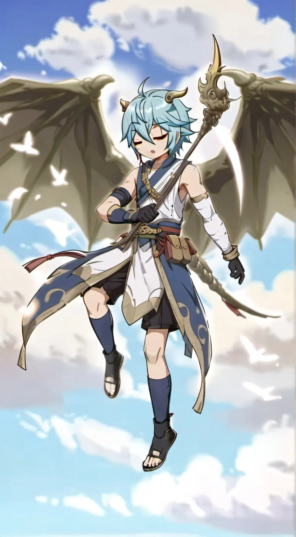 ai character: Nique background