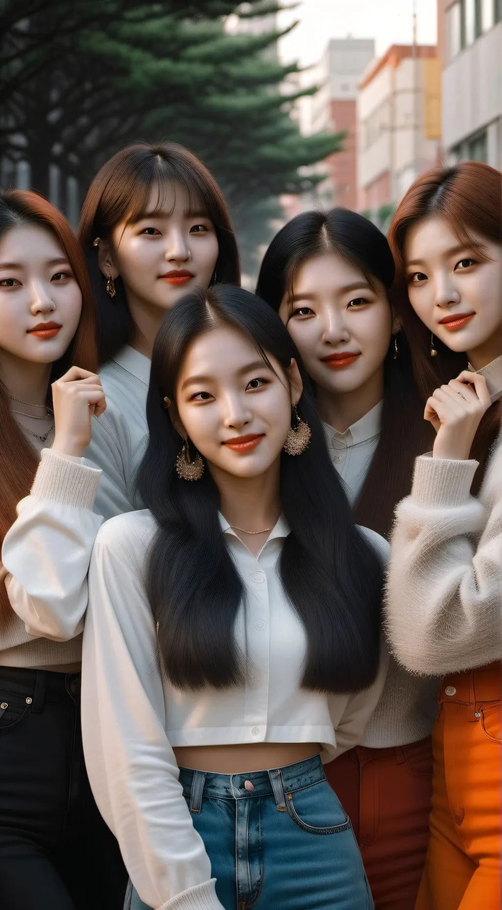 ai character: gidle group background
