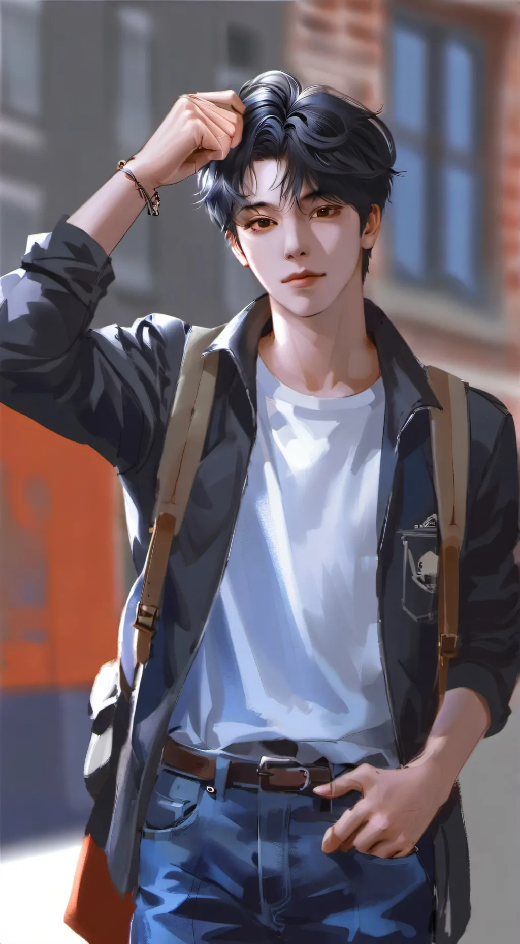 ai character: conner background