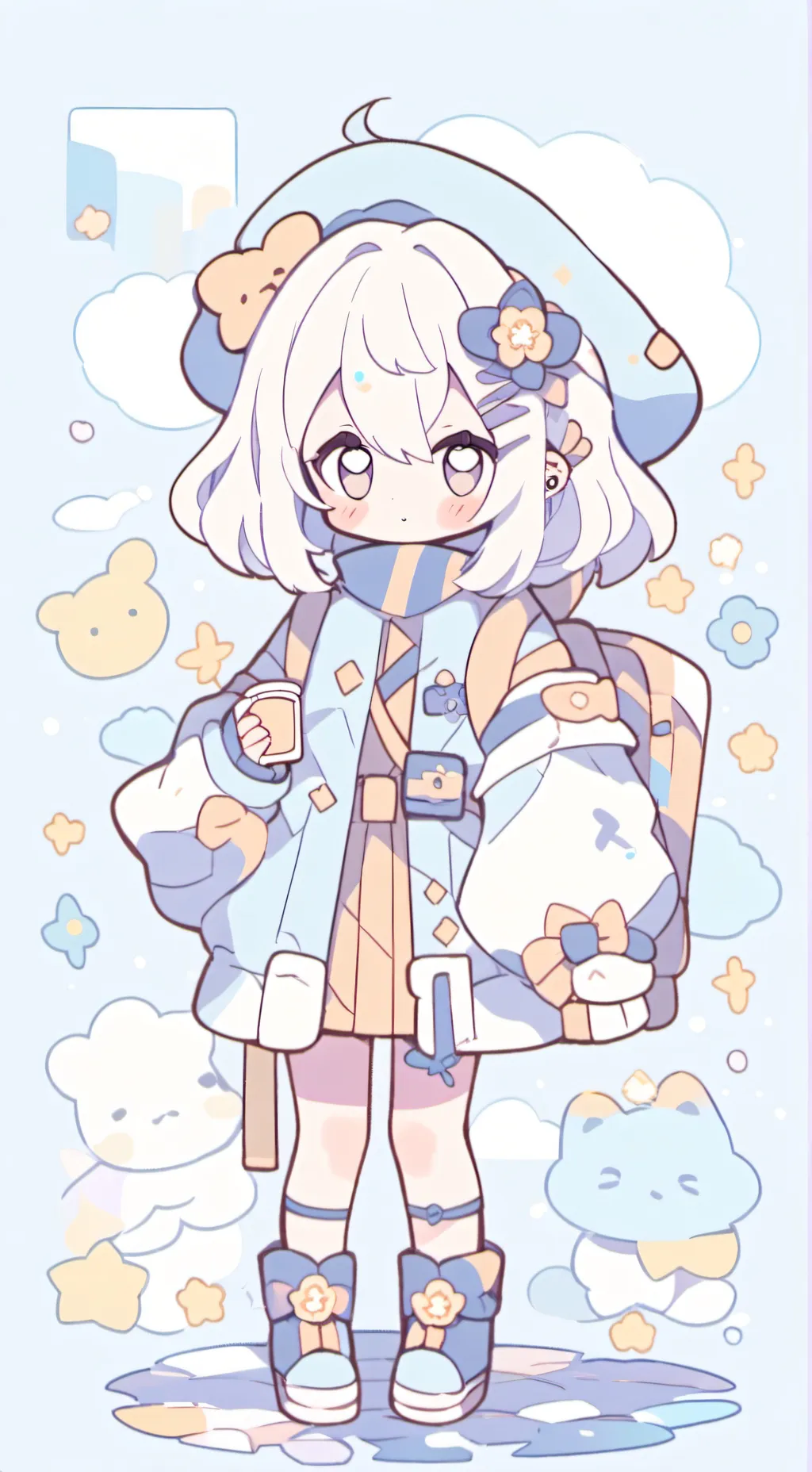 ai character: Sprunki background