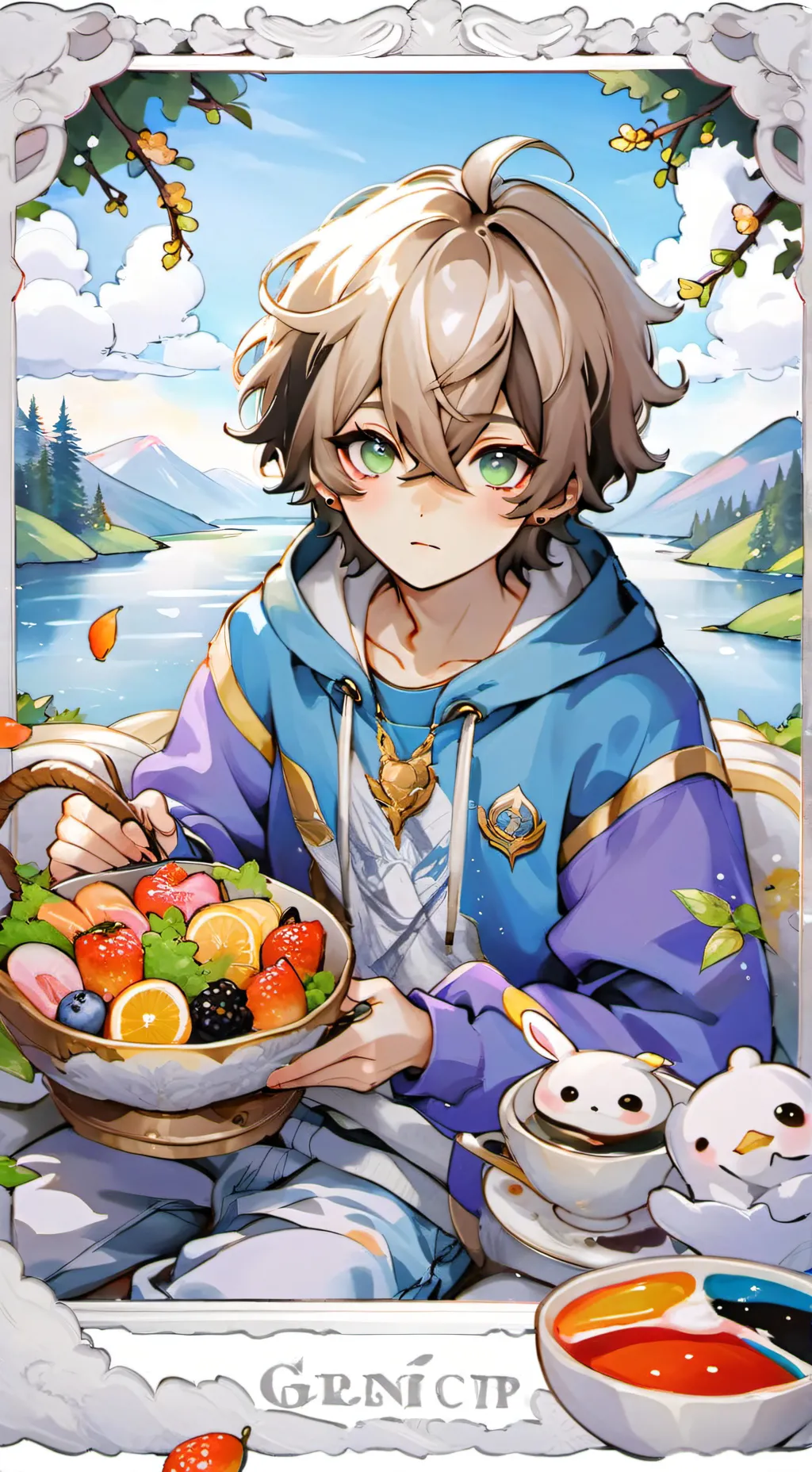 ai character: Zane ￼ background